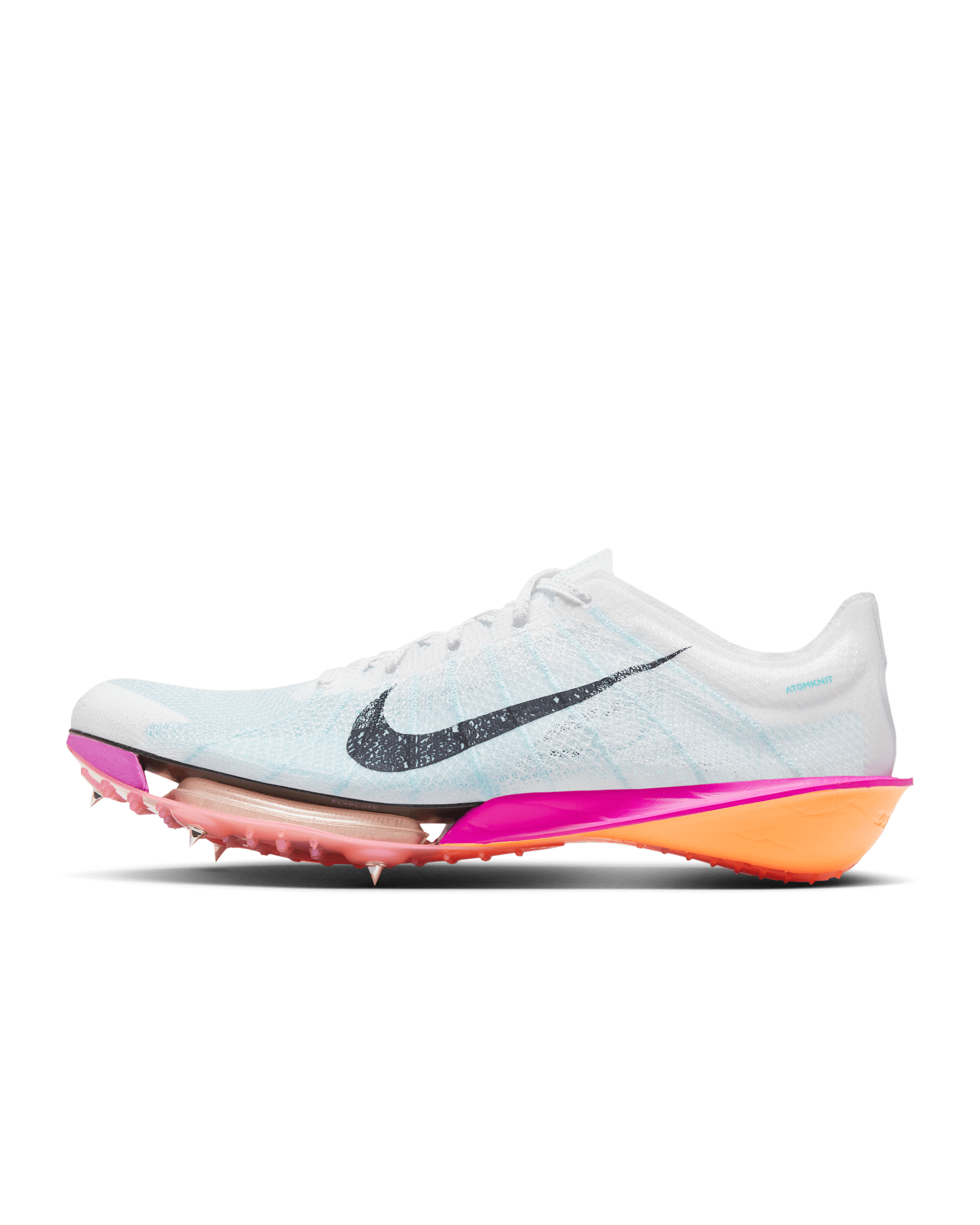 Nike Victory 2 Athletics Distance Spikes - White/Bright Crimson/Fire Pink/Obsidian