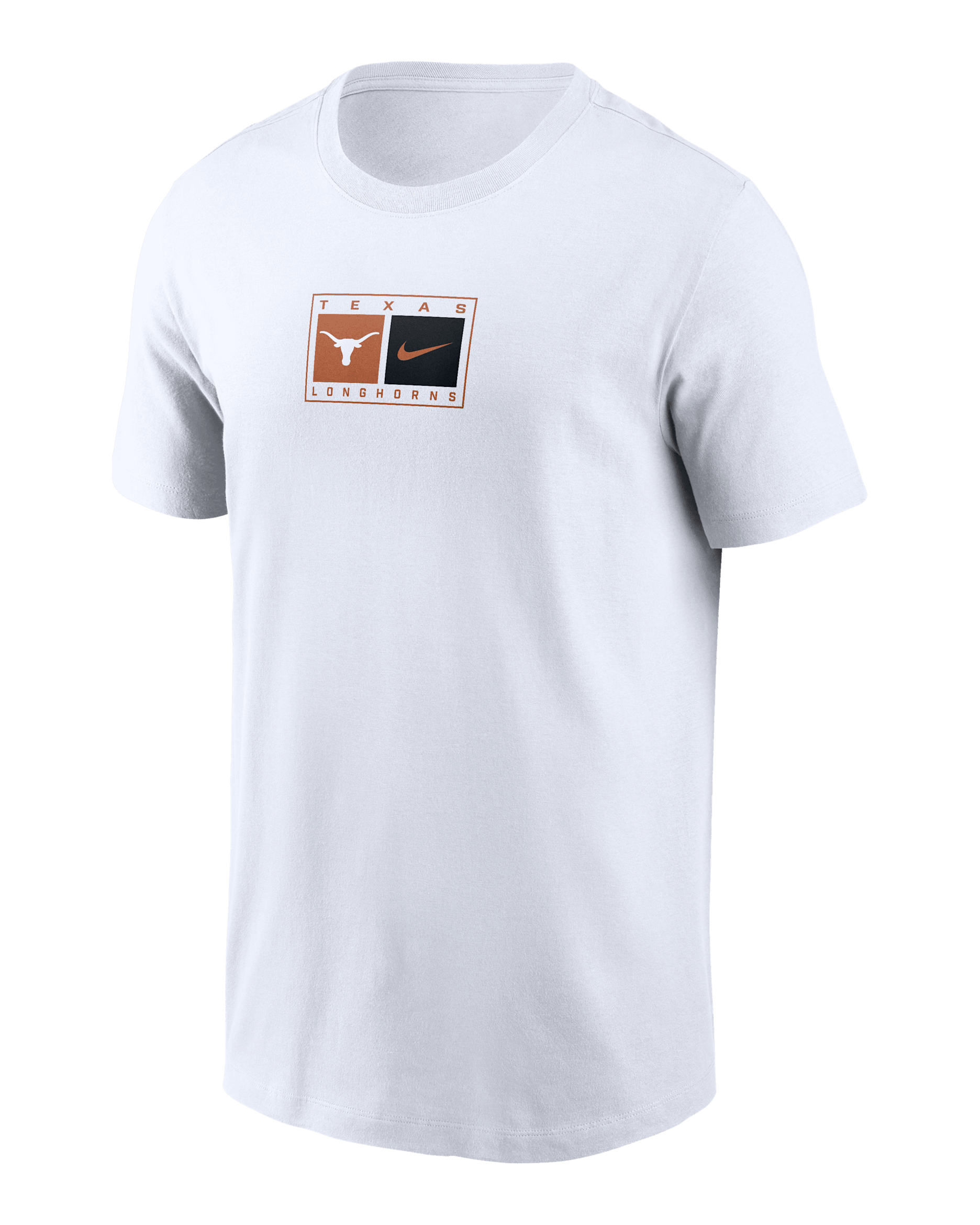 Texas Campus Logo Swoosh Men's Nike College T-Shirt - White