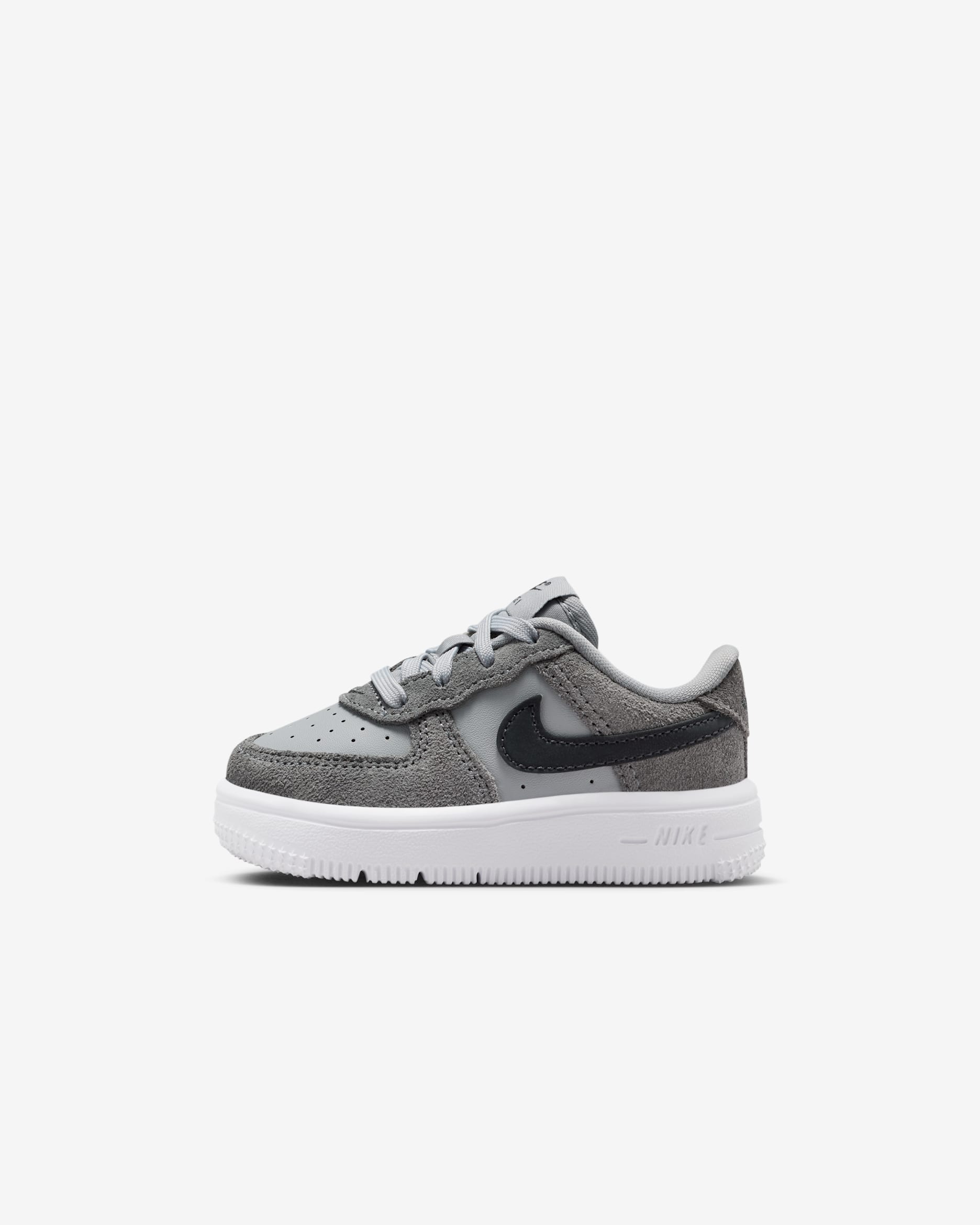 Nike Force 1 Low Essential+ Baby/Toddler Shoes - Light Smoke Grey/Smoke Grey/Dark Smoke Grey