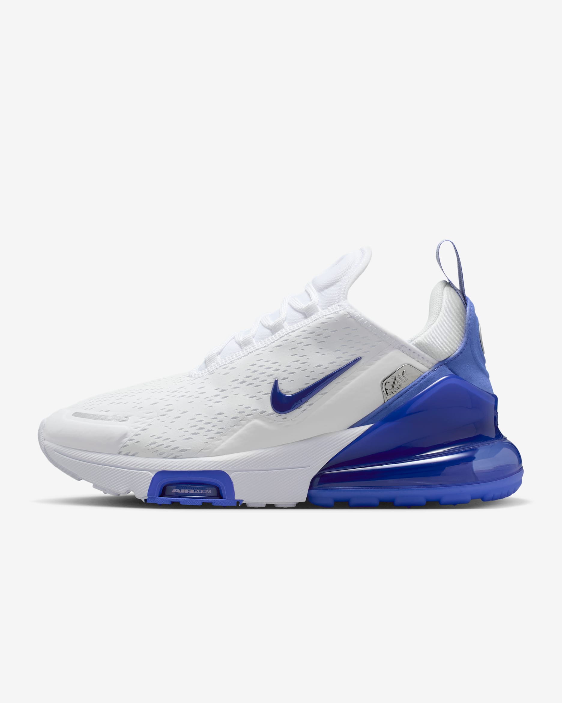Nike Air Max 270 Plus Women's Shoes - White/Football Grey/Sapphire/Metallic Silver