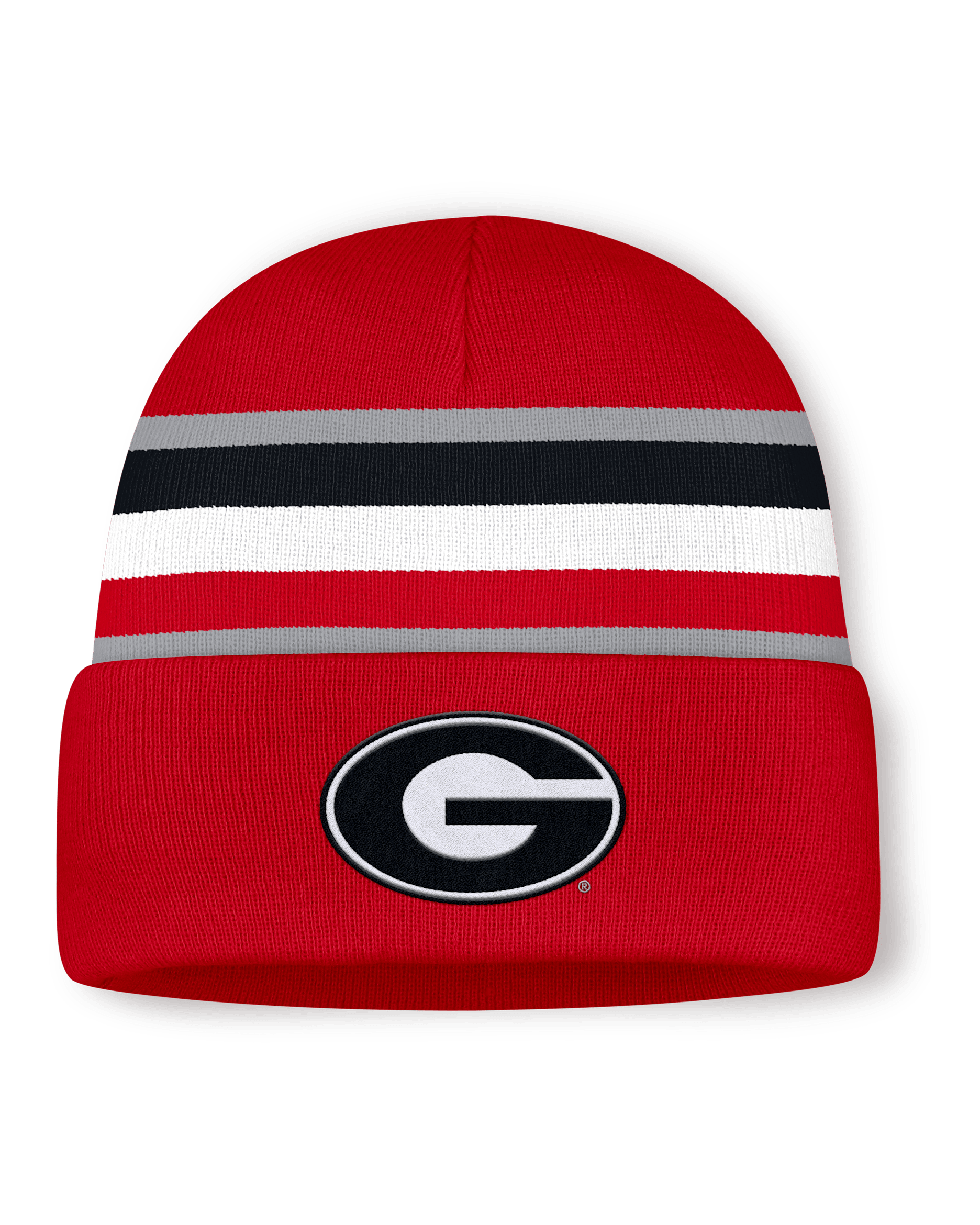 Georgia Primetime Utility Campus Men's Nike College Cuffed Beanie - Red