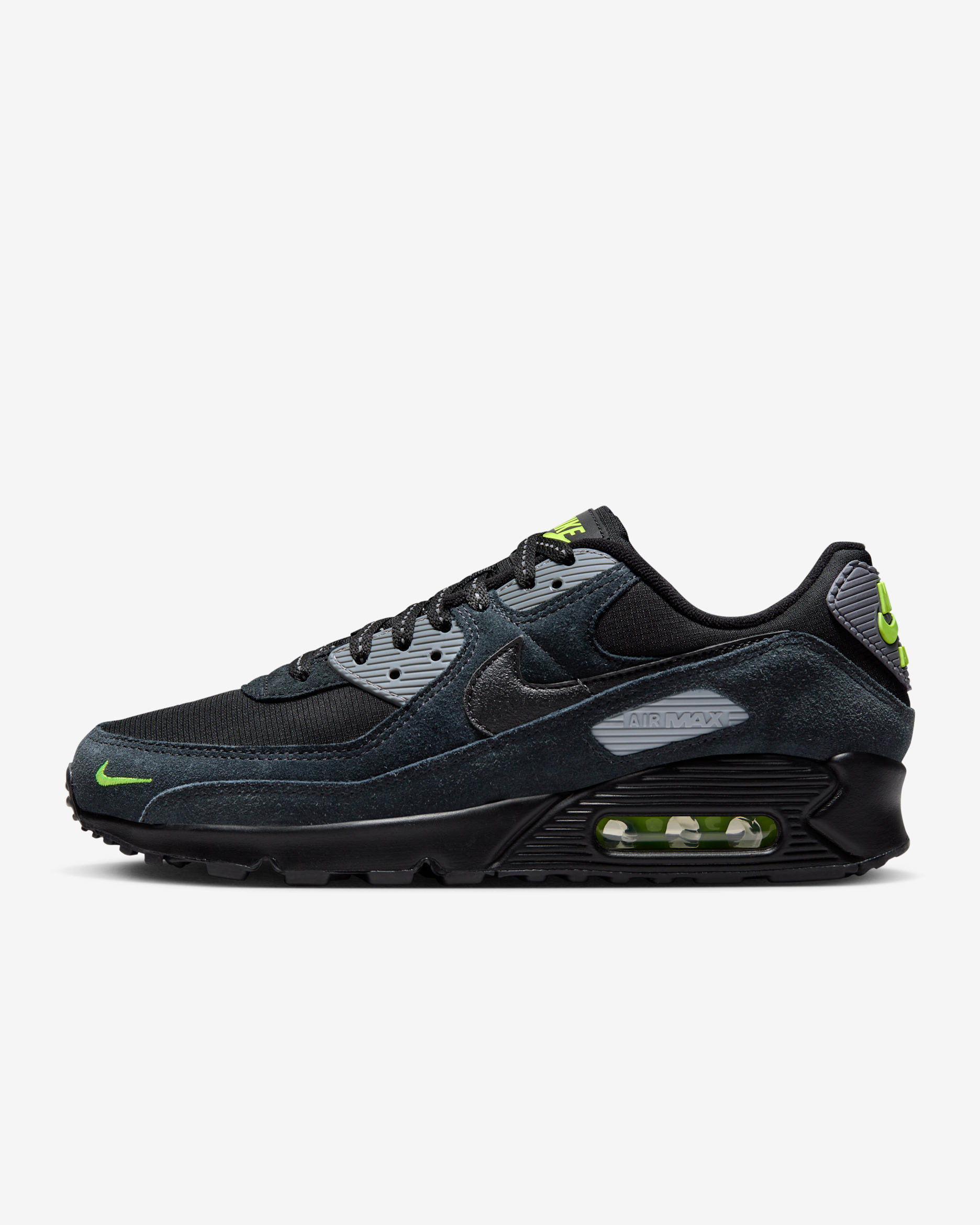 Nike Air Max 90 Men's Shoes - Black/Volt/Cool Grey/Black