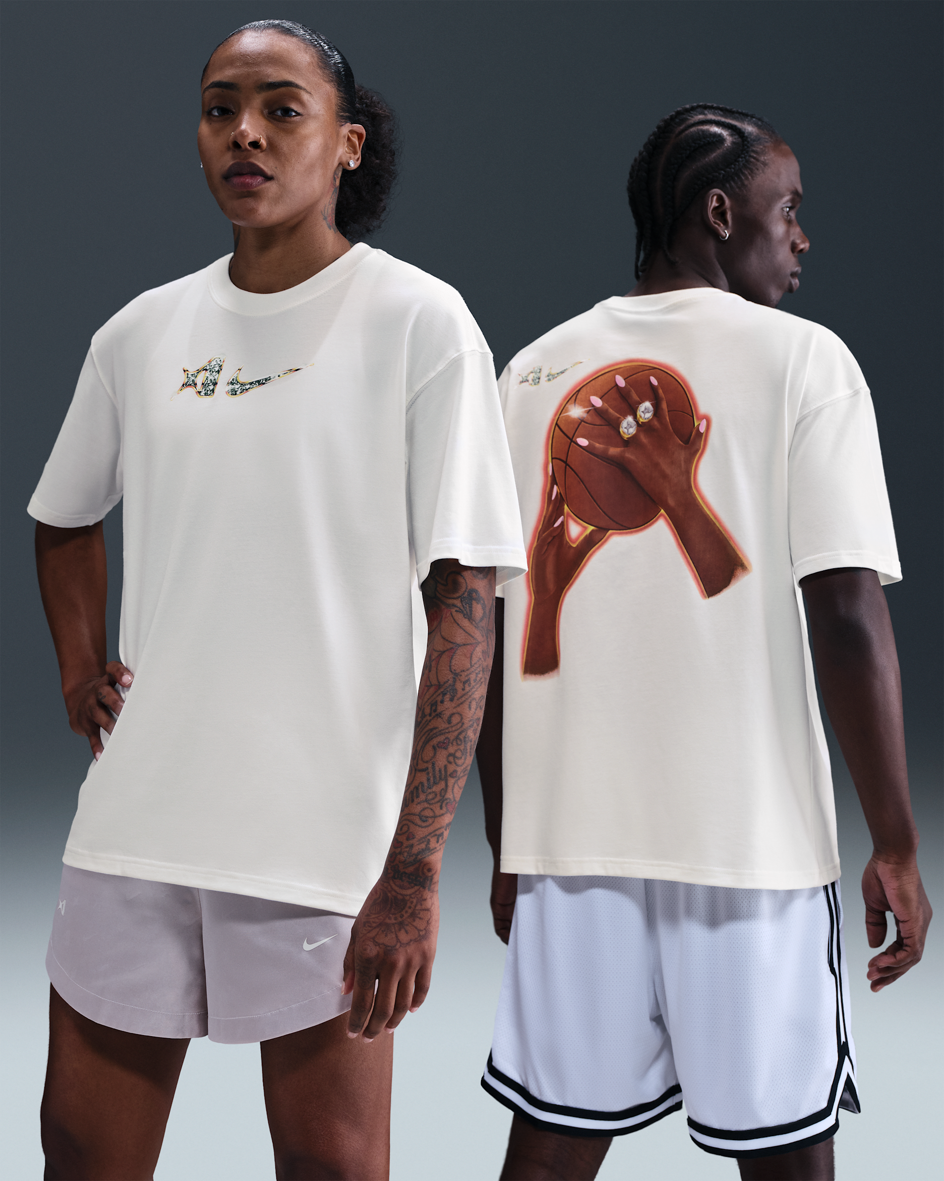 A'ja Wilson Dri-FIT Basketball T-Shirt - Sail