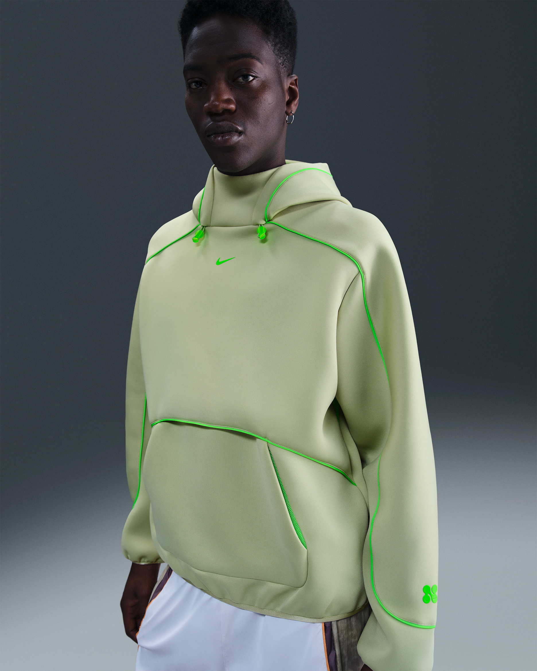 Nike Project F.R.O.G. Men's Pullover Hoodie - Olive Aura/Green Strike/Green Strike