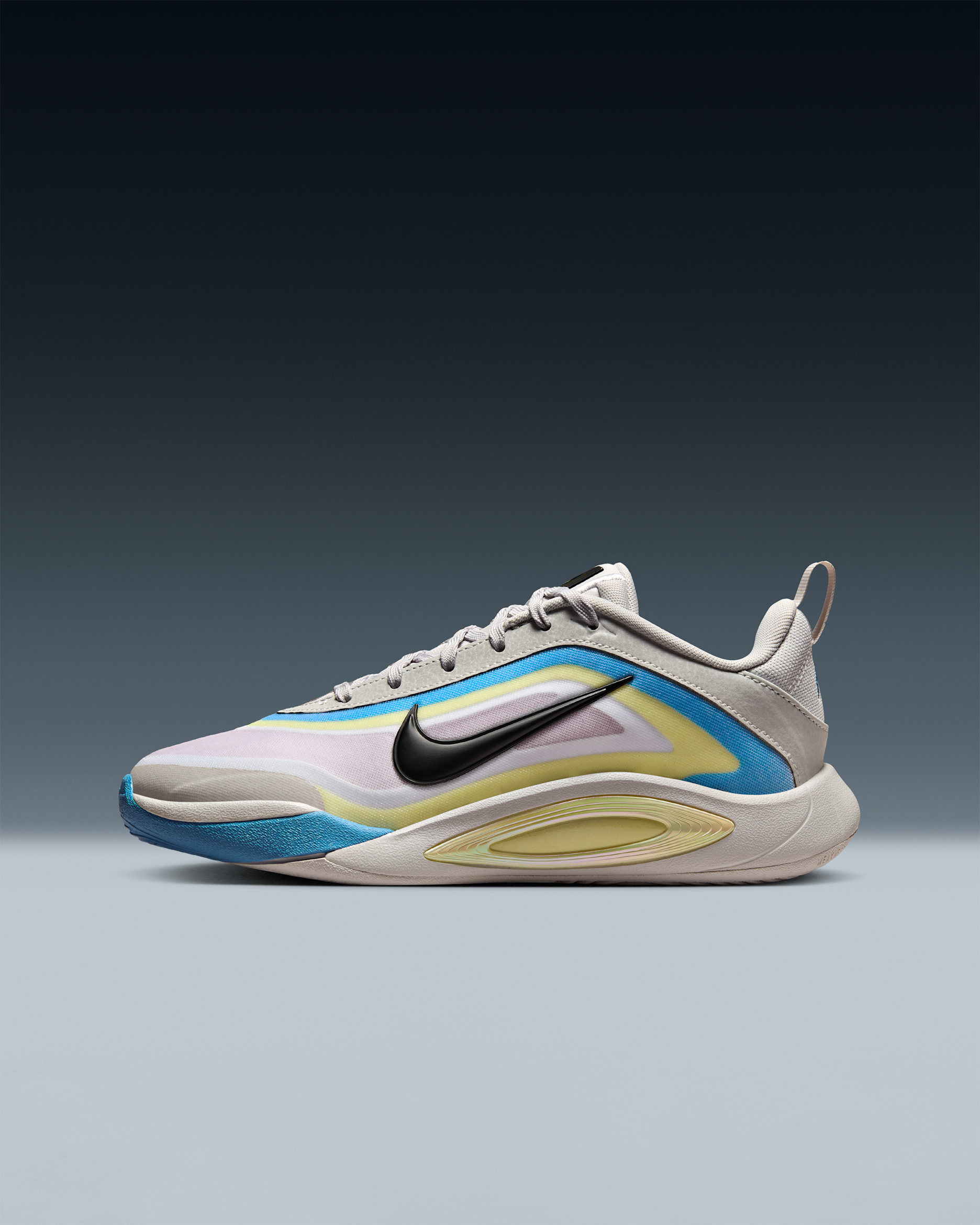 A'One "A'zure Vibe" A'ja Wilson Big Kids' Basketball Shoes - Vast Grey/Life Lime/University Blue/Black