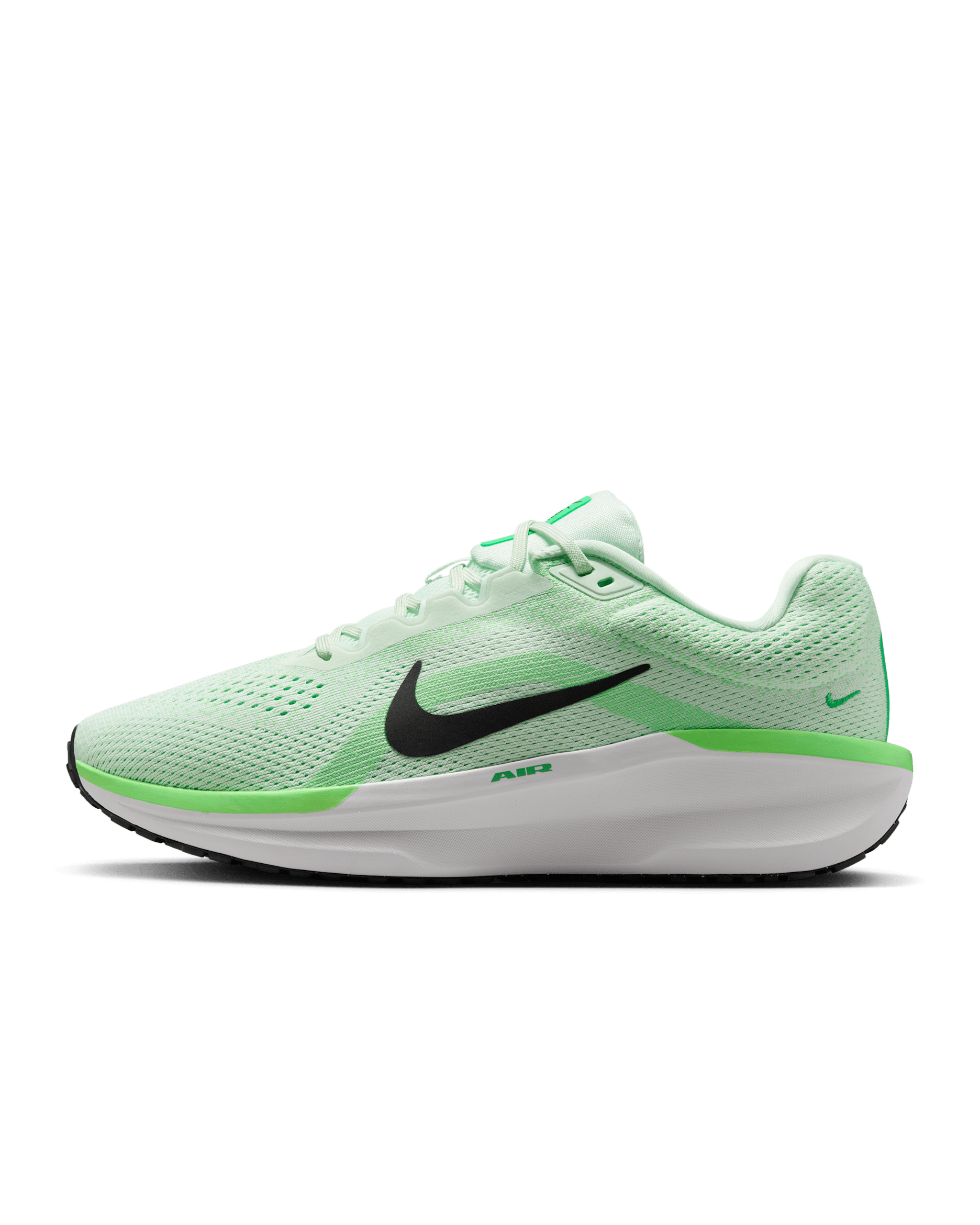 Nike Winflo 11 Men's Road Running Shoes - Barely Green/Green Strike/Green Shock/Black