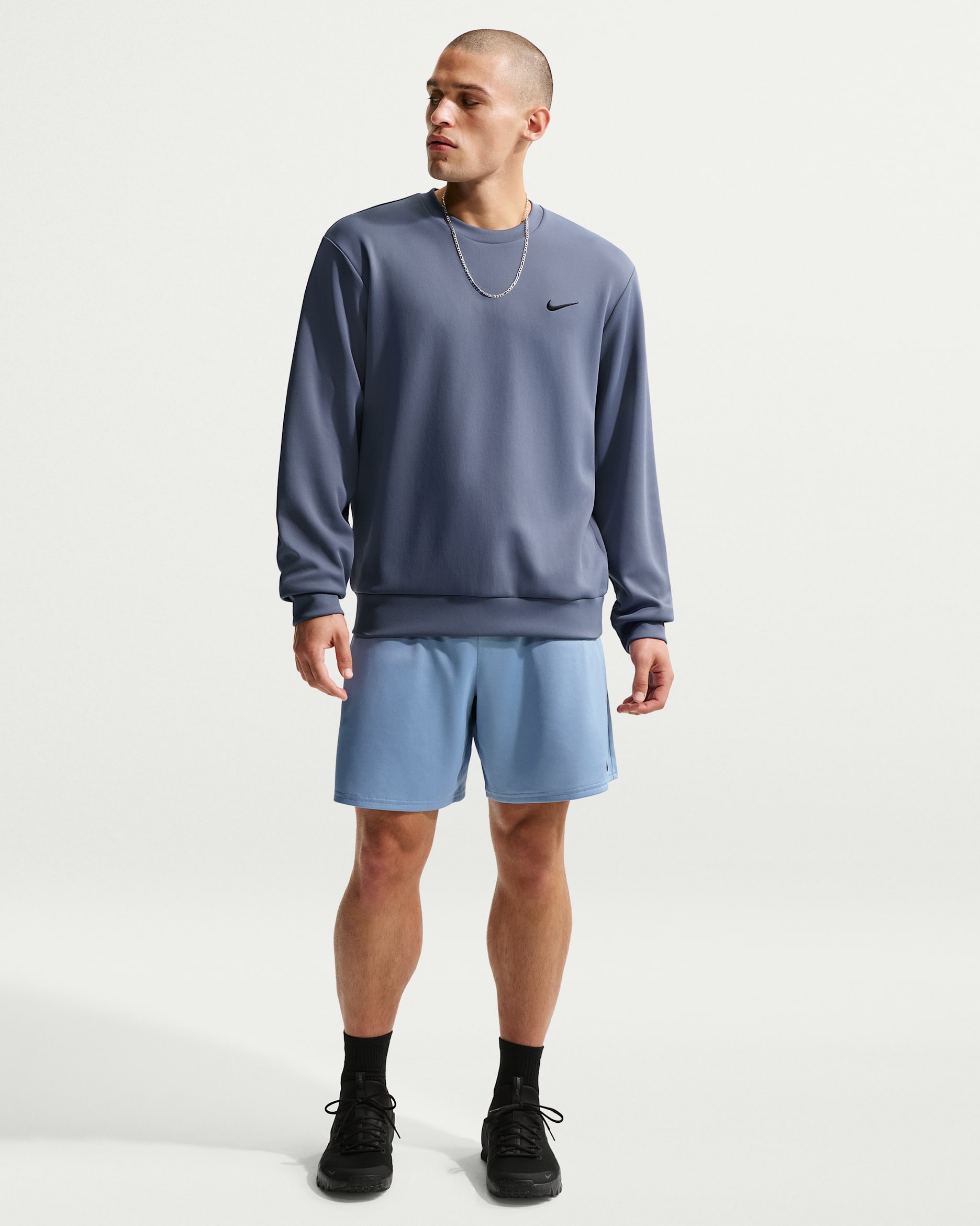 Ανδρικό σορτς προπόνησης Nike 18 cm - Work Blue/Μαύρο