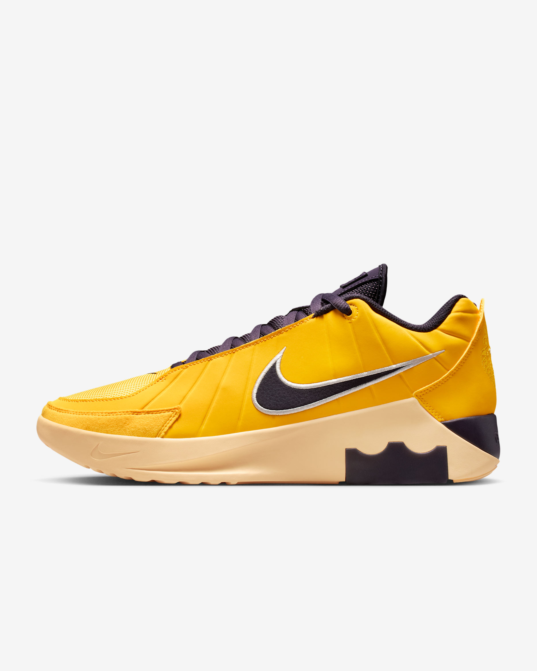LeBron Witness IX EP Basketball Shoes - Amarillo/Soft Yellow/Lilac/Cave Purple