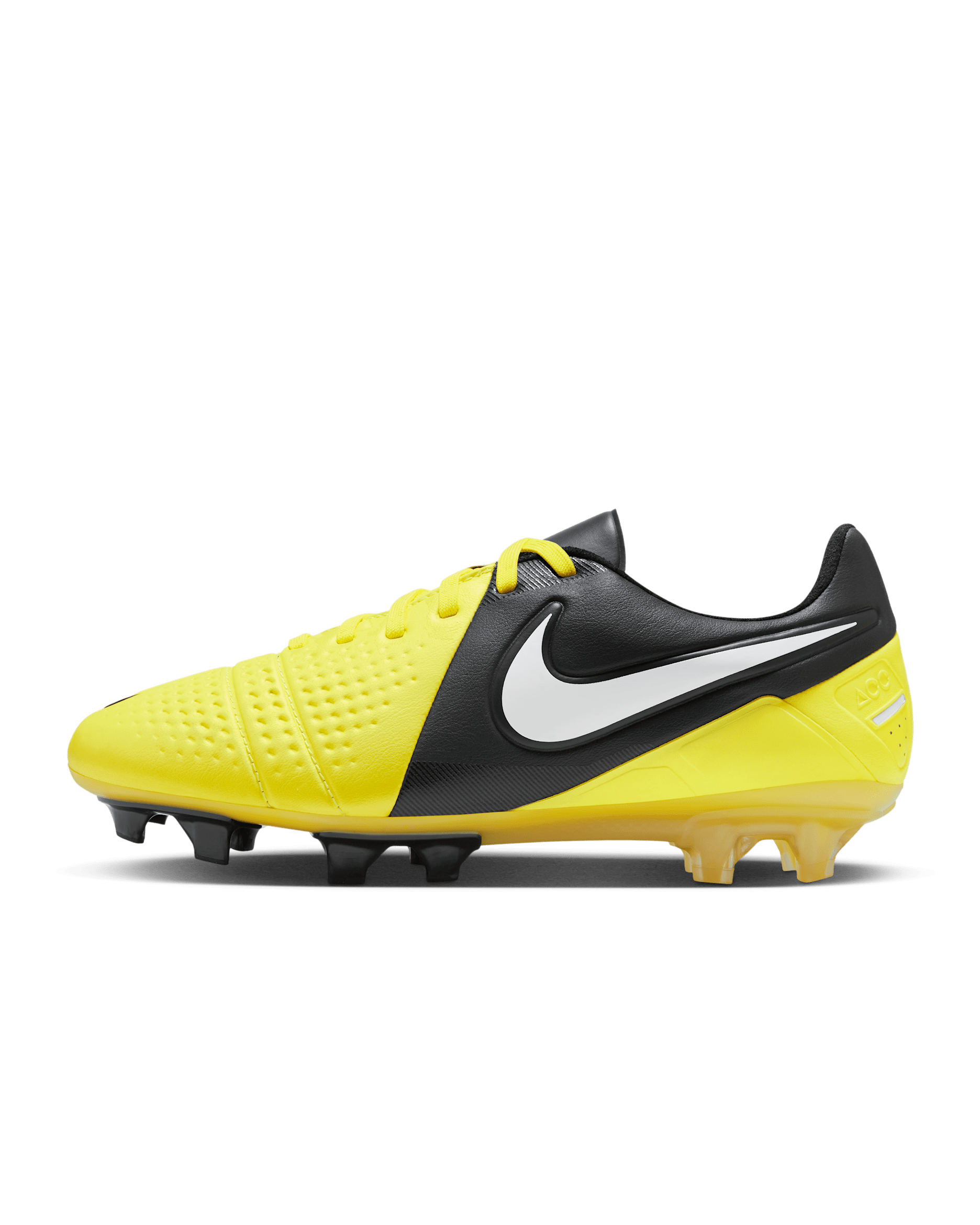 รองเท้าสตั๊ดฟุตบอลสำหรับพื้นสนามทั่วไป CTR360 Maestri III FG SE - Sonic Yellow/ดำ/ขาว