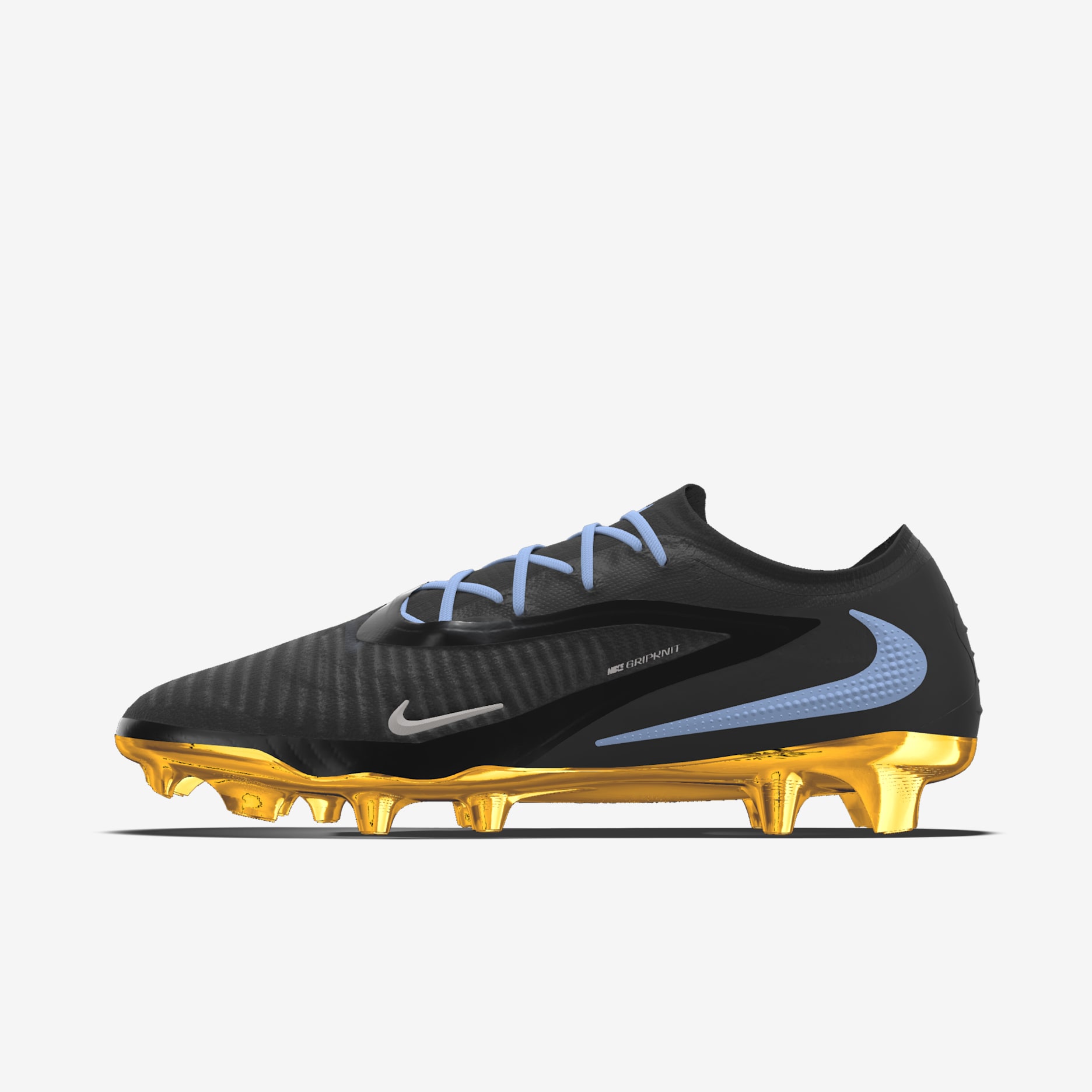 Nike Phantom 6 Low Elite By You Custom Firm-Ground Football Boot - Black/Black/Multi-Colour