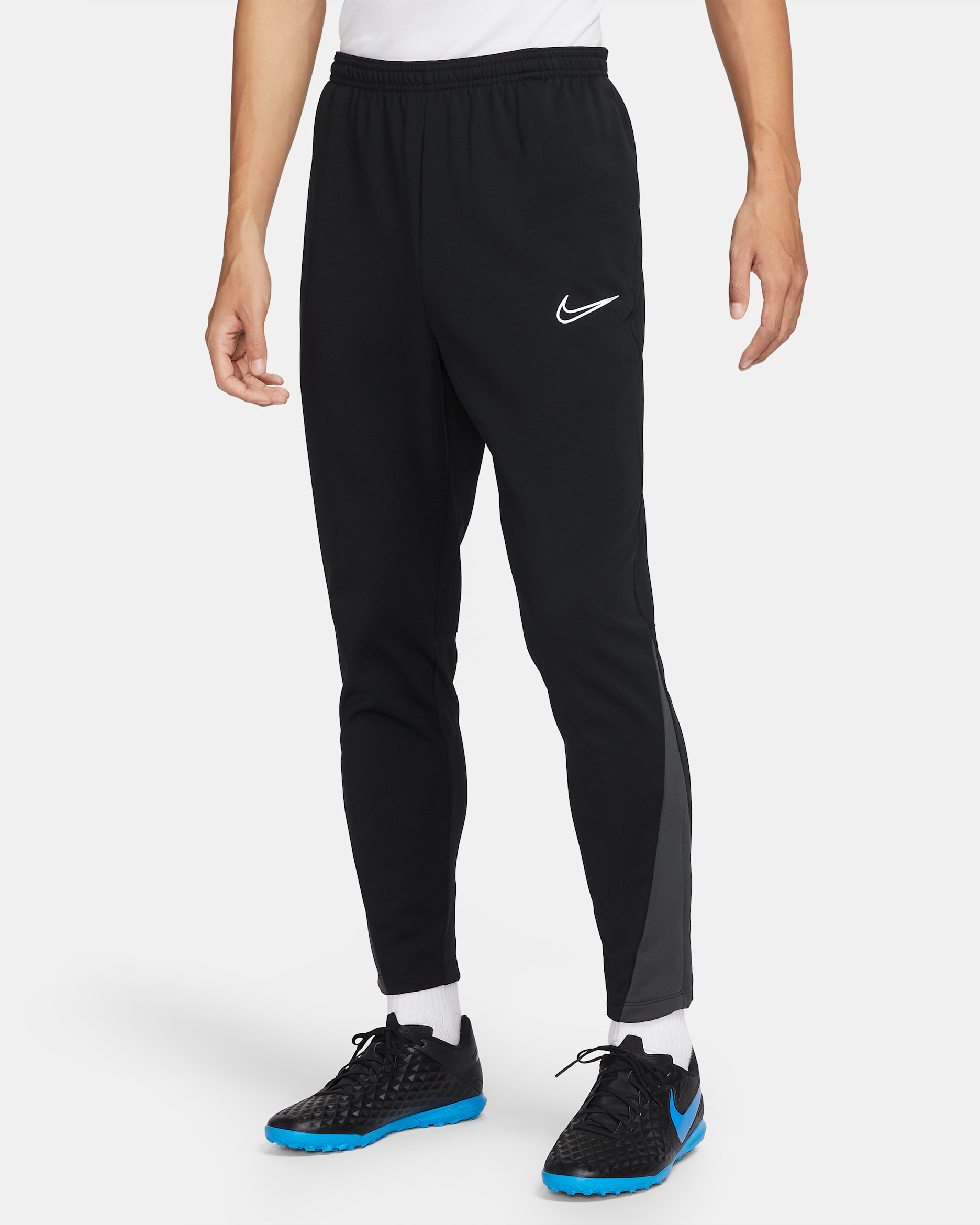 나이키 아카데미 윈터 워리어 남성 써마 핏 축구 팬츠 - 블랙/앤트러사이트