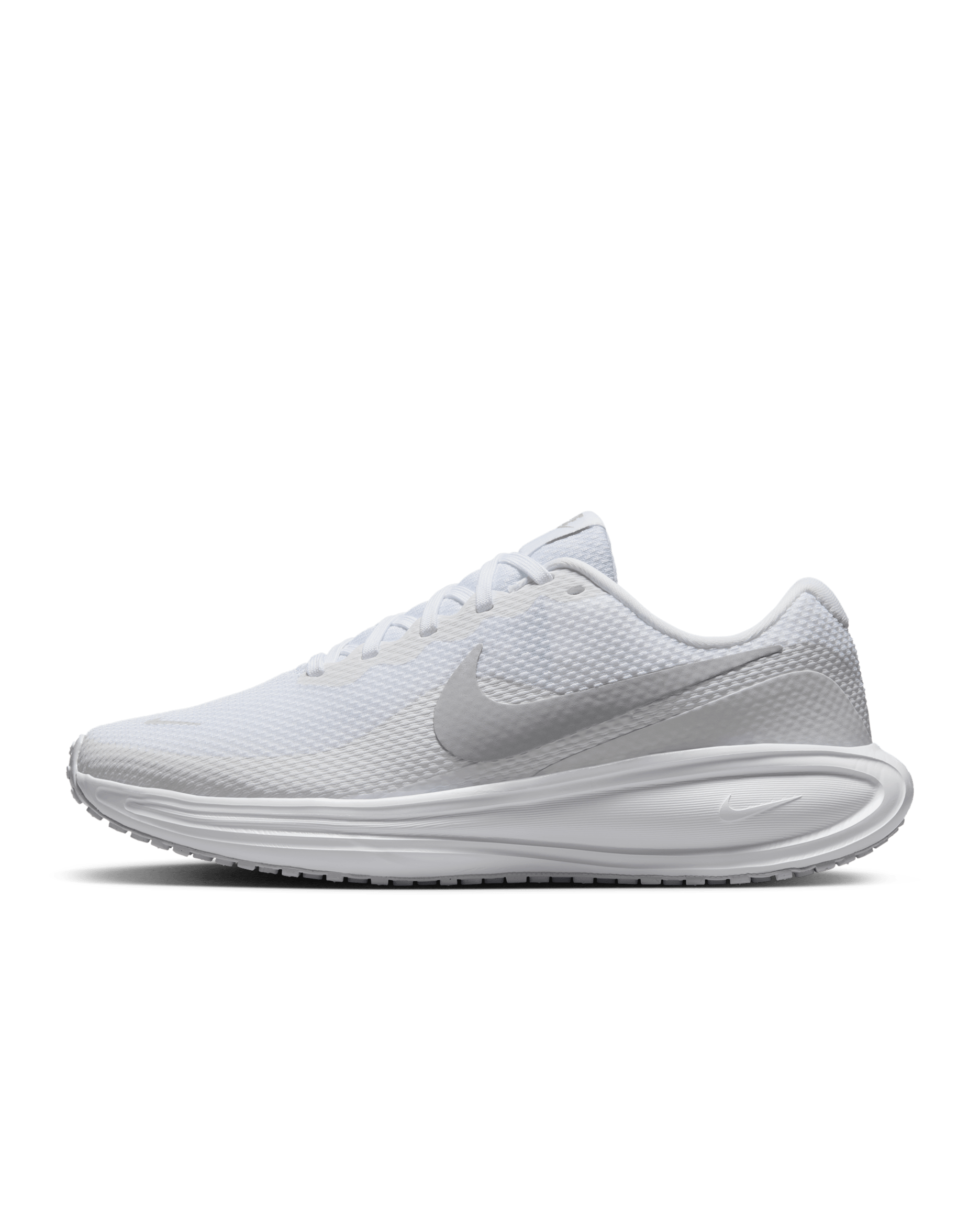 Tenis de correr en pavimento para mujer (extraanchos) Nike Revolution 8 - Blanco/Platino puro
