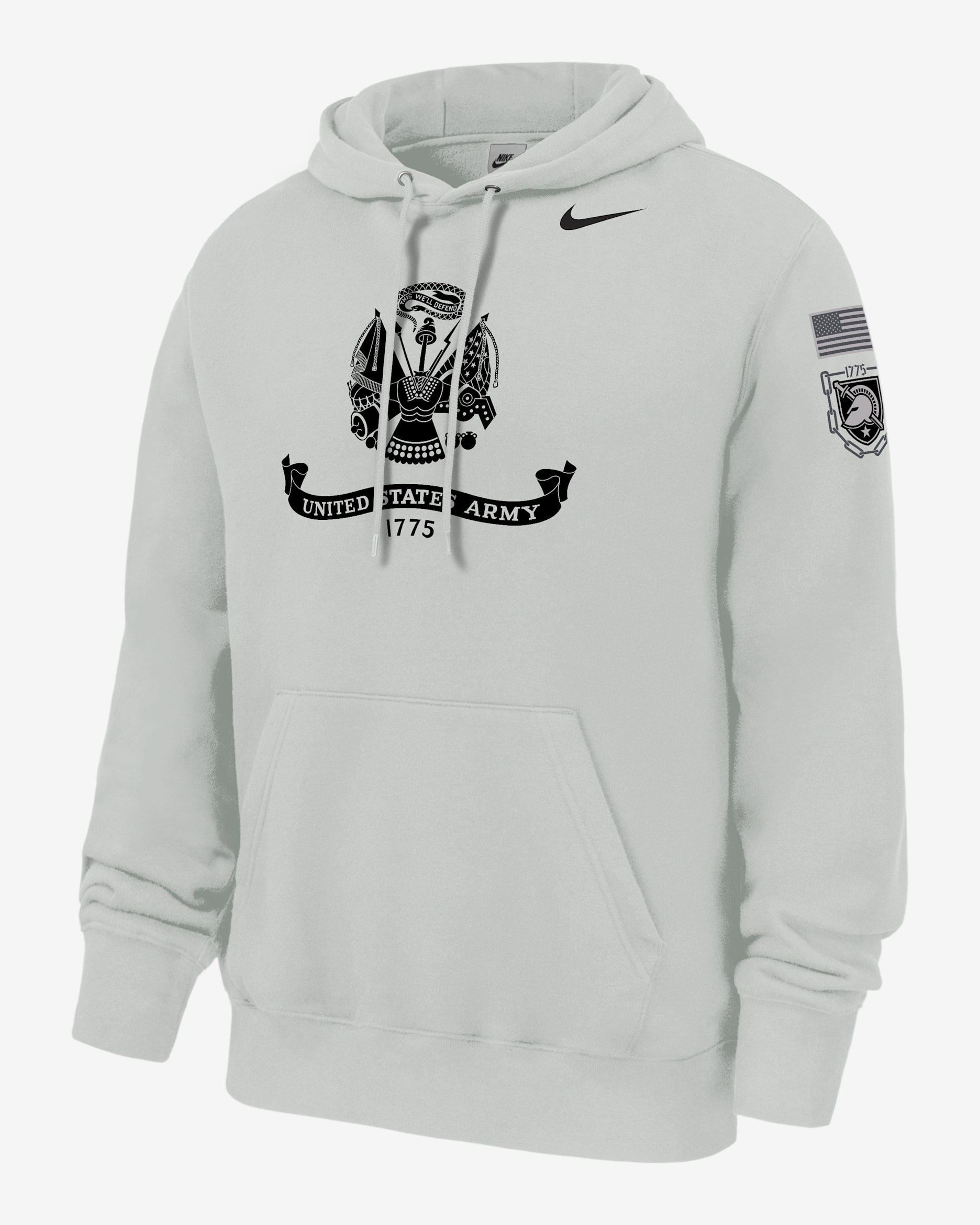 Army Rivalry Club Men's Nike College Pullover Hoodie - Grey