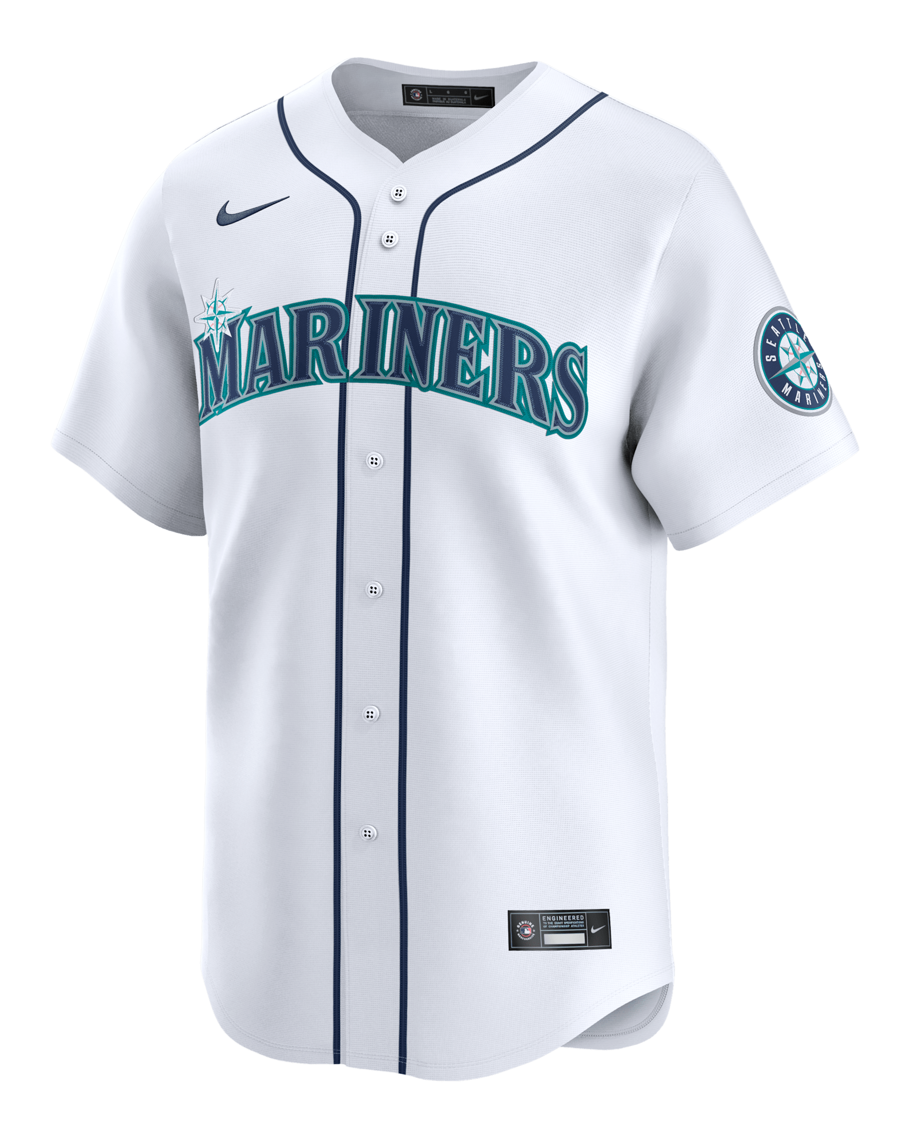 Logan Gilbert Seattle Mariners Men's Nike Dri-FIT ADV MLB Limited Jersey - White