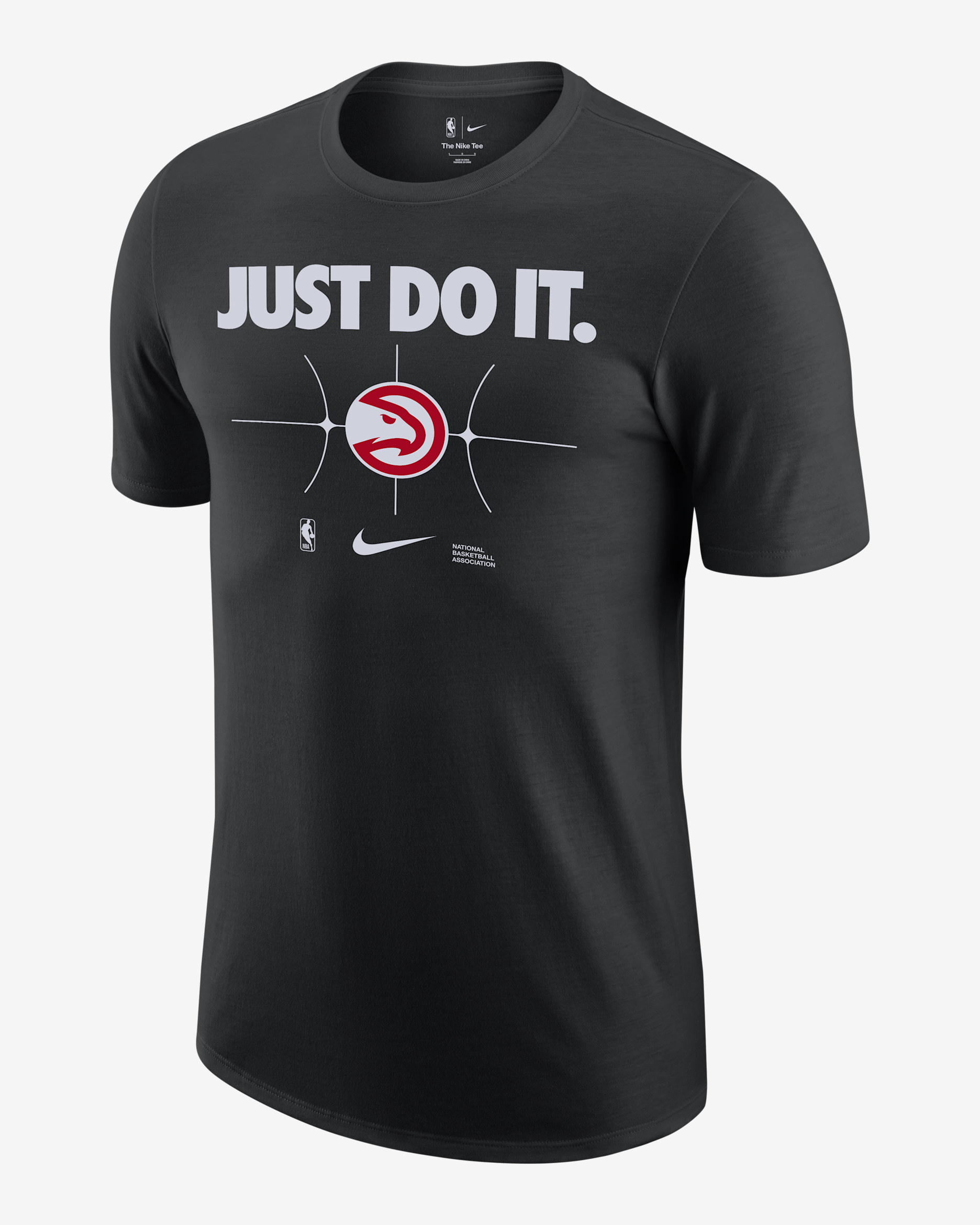 Playera Nike de la NBA para hombre Atlanta Hawks Essential - Negro