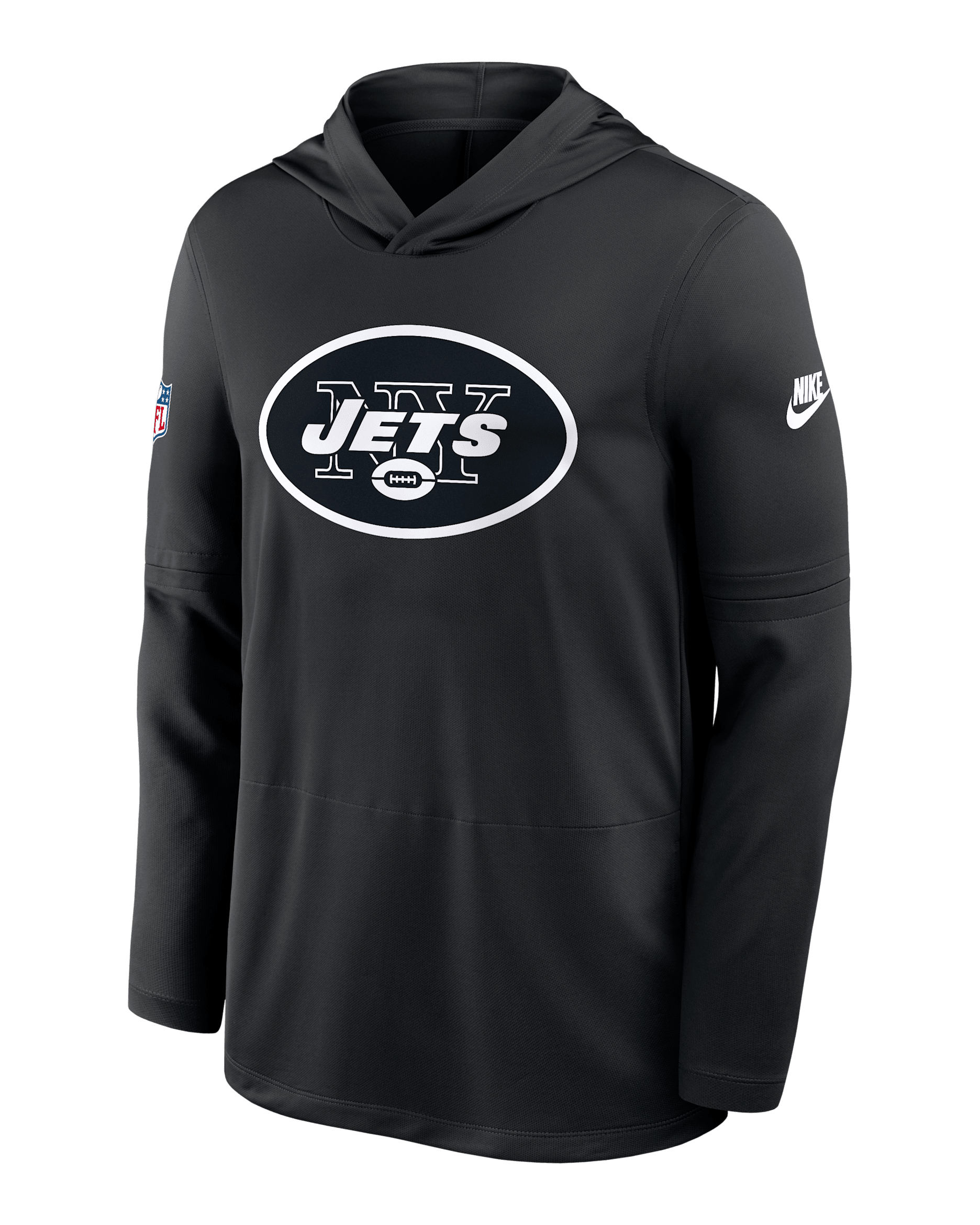 New York Jets Pass Accuracy Men's Nike Dri-FIT NFL Long-Sleeve Hooded Top - Black