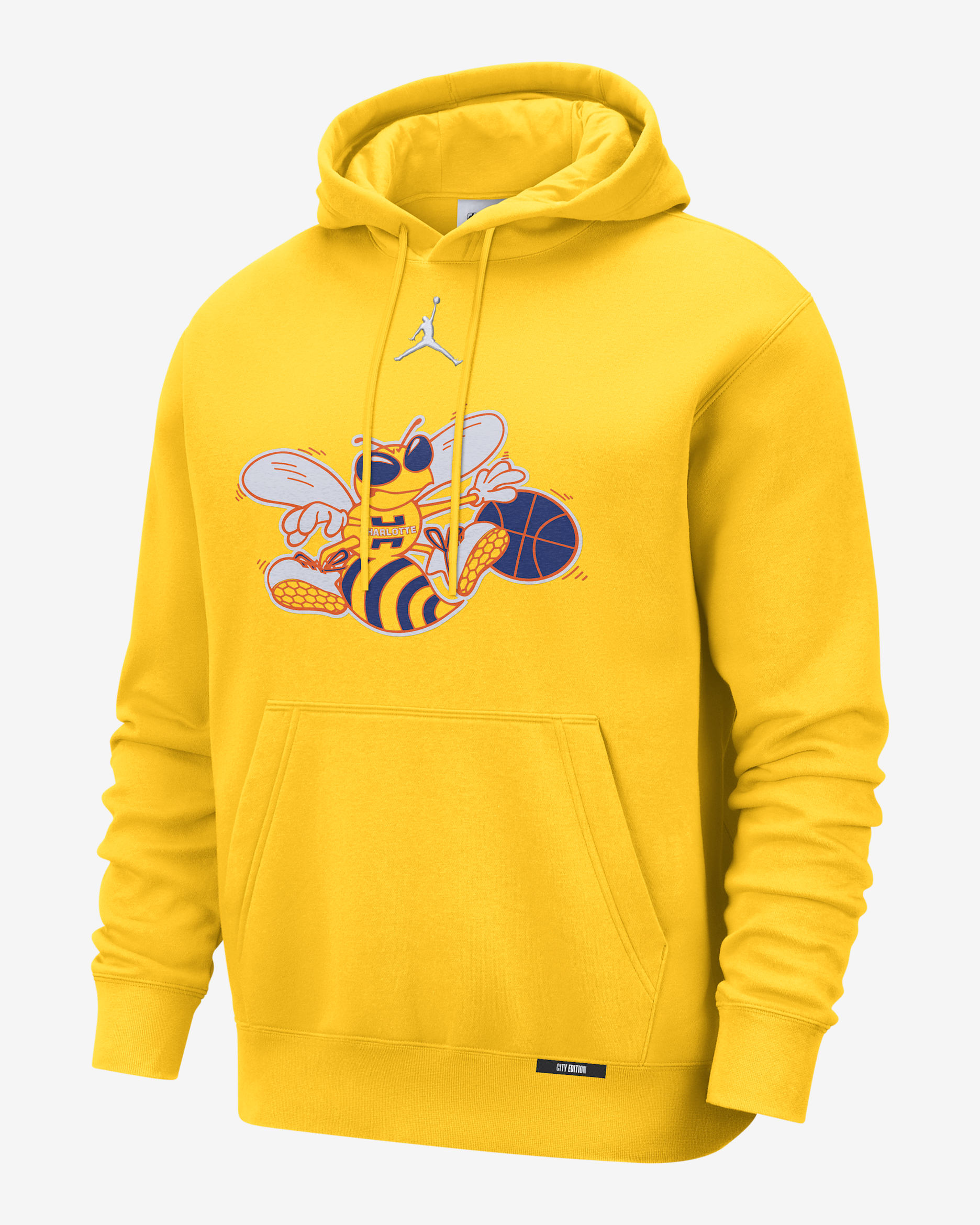 Charlotte Hornets City Edition Men's Nike Club Hoodie - Amarillo