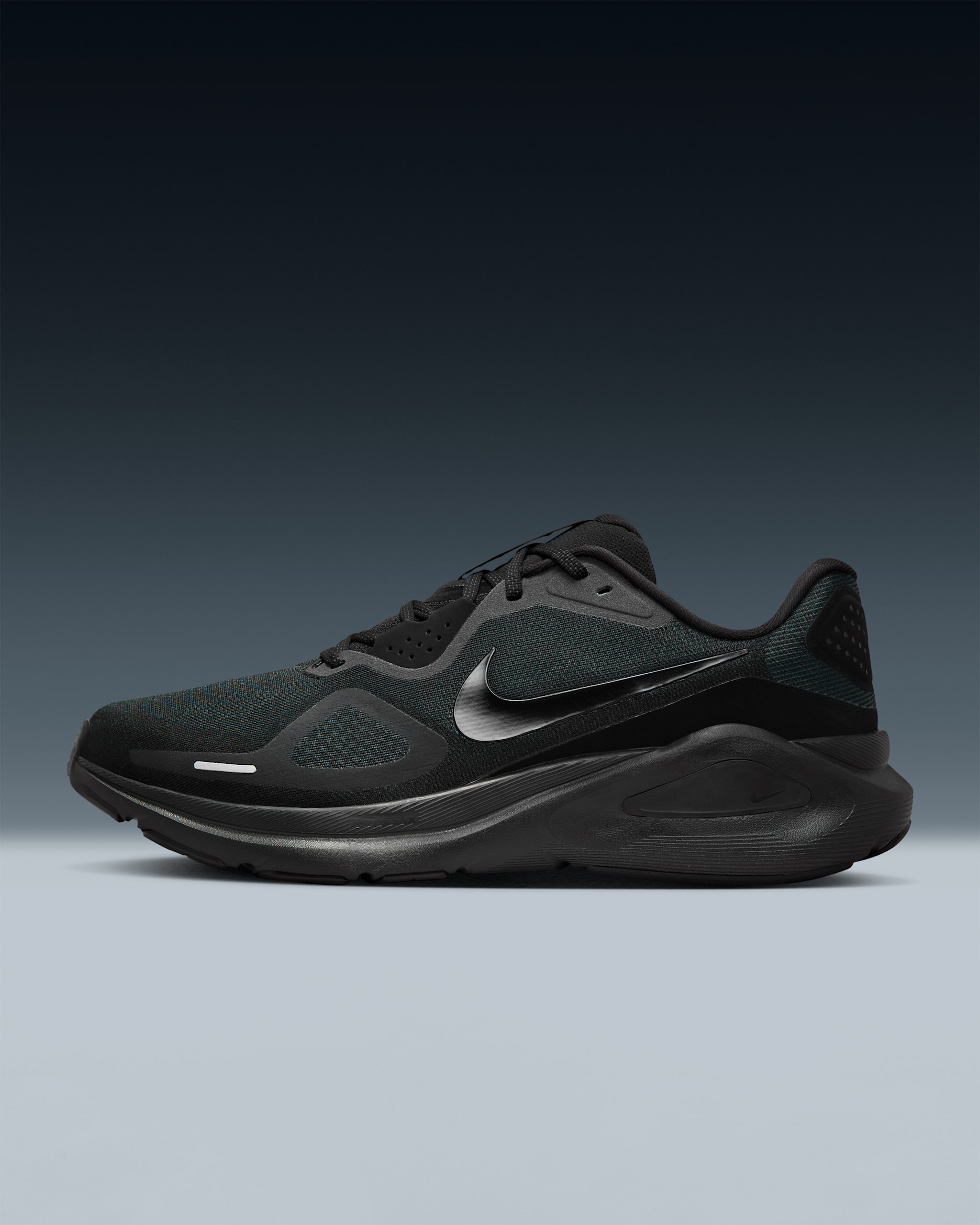 Nike Structure 26 Men's Road Running Shoes - Black/Iron Grey/Black