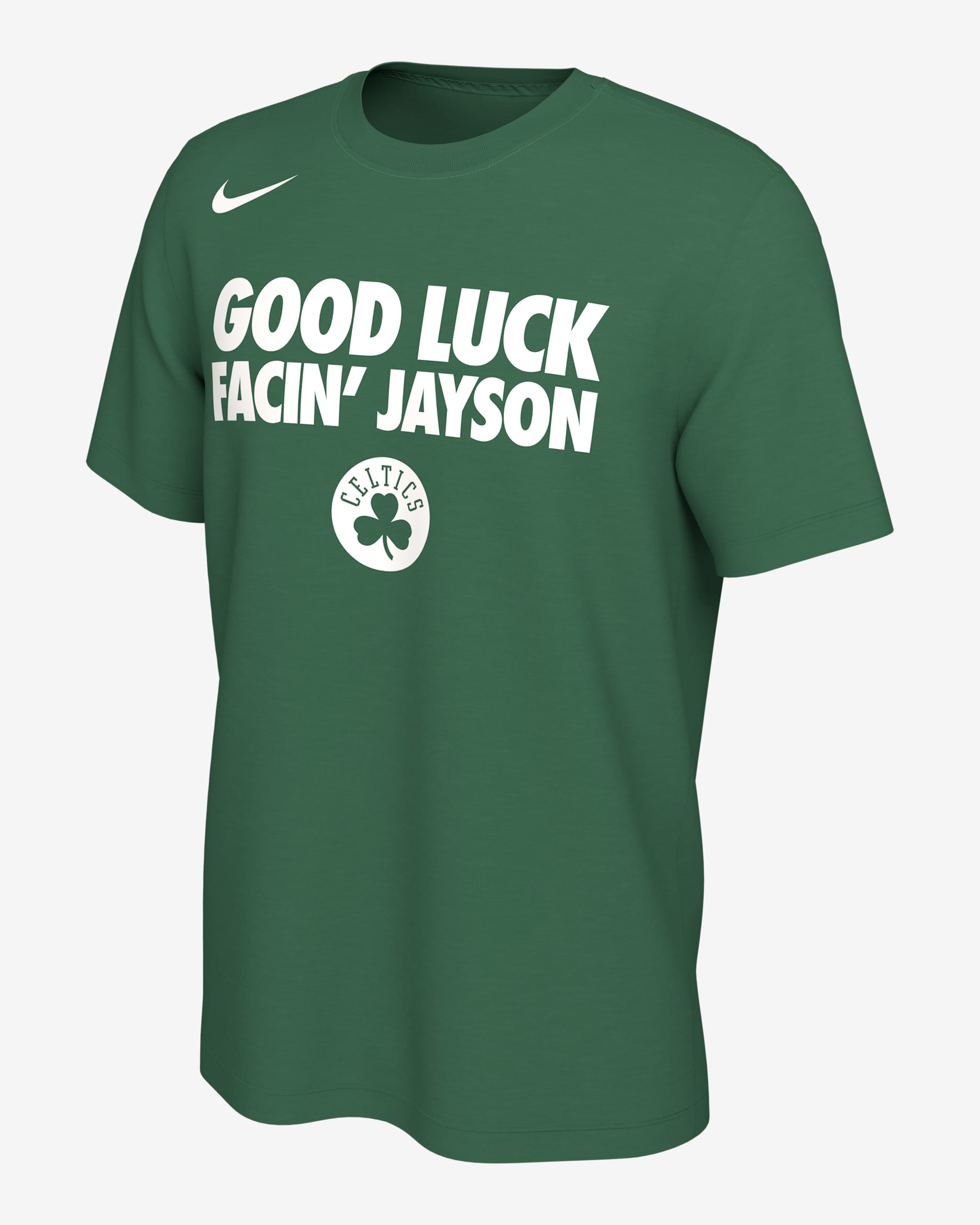Jayson Tatum Boston Celtics Men's Nike NBA T-Shirt - Clover