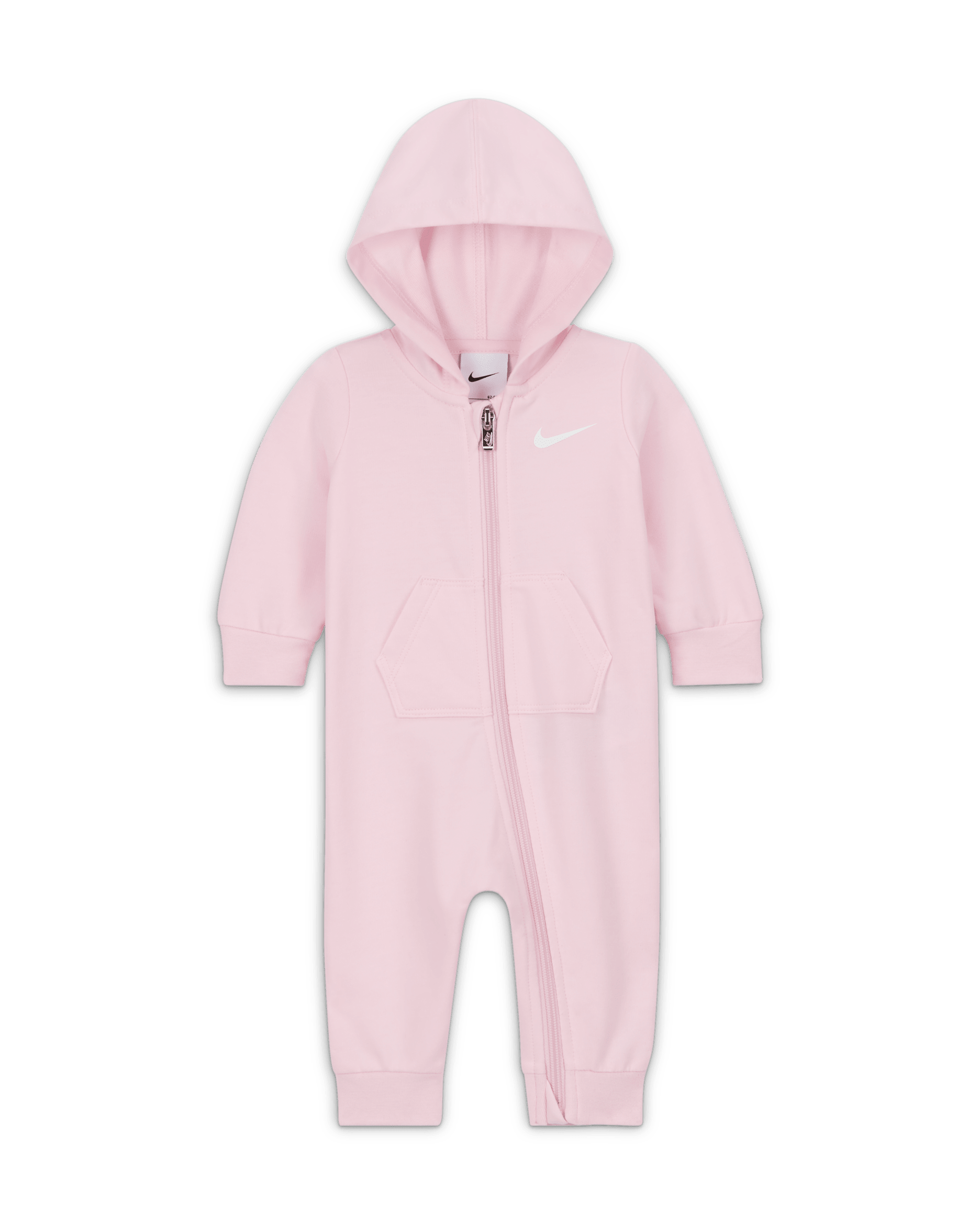 Nike Baby Essentials Baby (0-9M) Hooded Coverall - Pink Foam