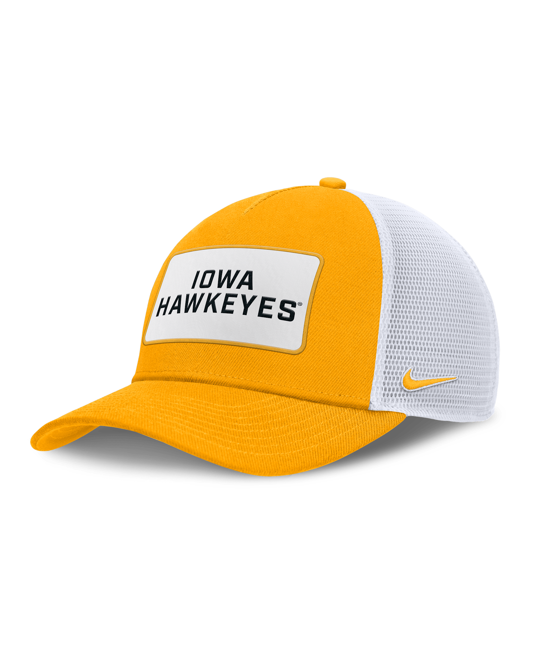 Gorra de rejilla universitaria Nike Nike ajustable para hombre Iowa On-Field Rise - Oro