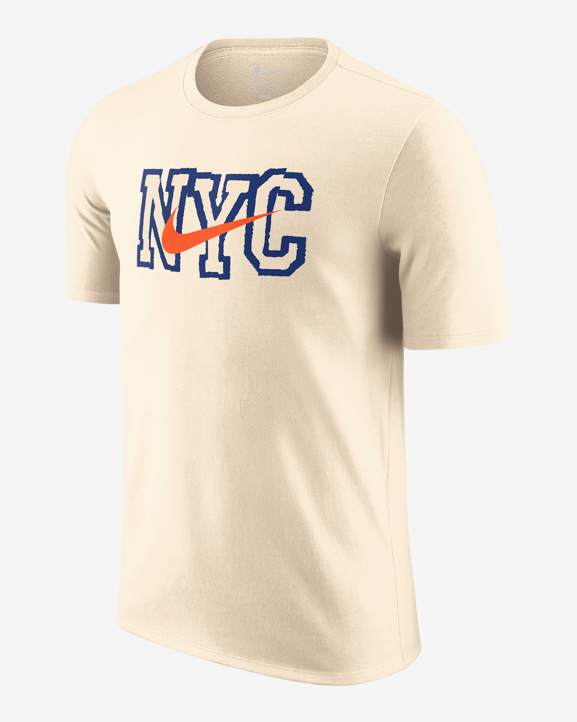 New York Knicks Essential City Edition Men's Nike NBA T-Shirt - Natural