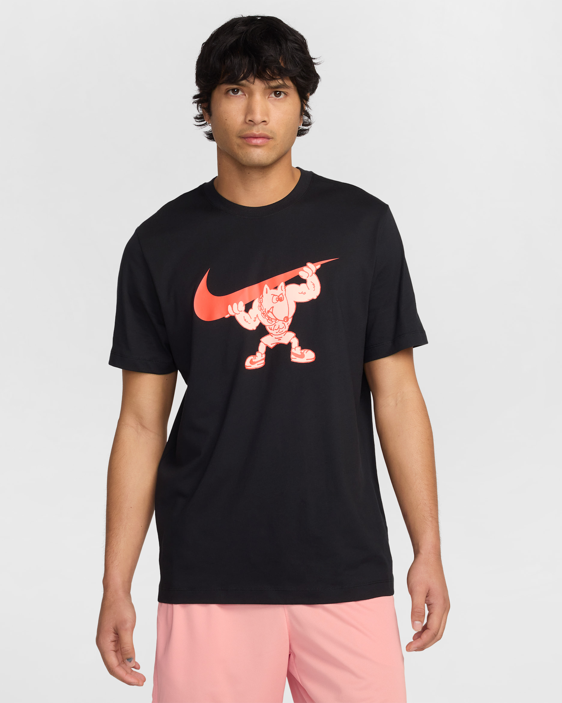 Nike Men's Fitness T-Shirt - Black