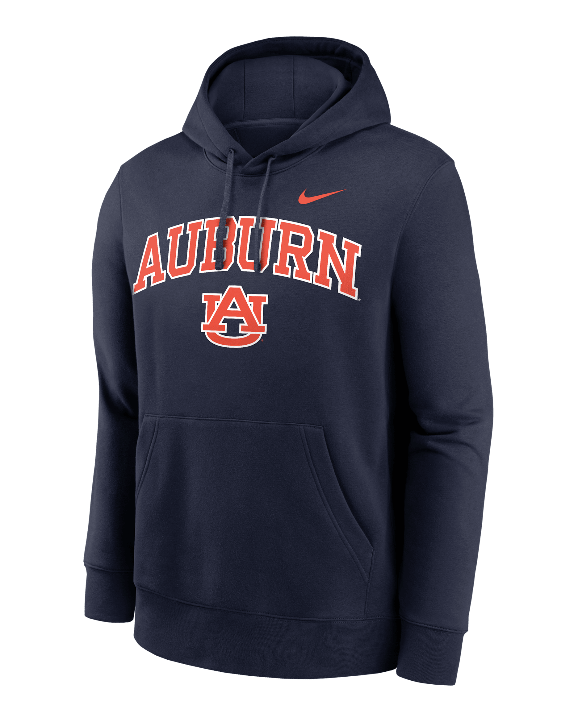Auburn Arch Men's Nike College Pullover Hoodie - Navy