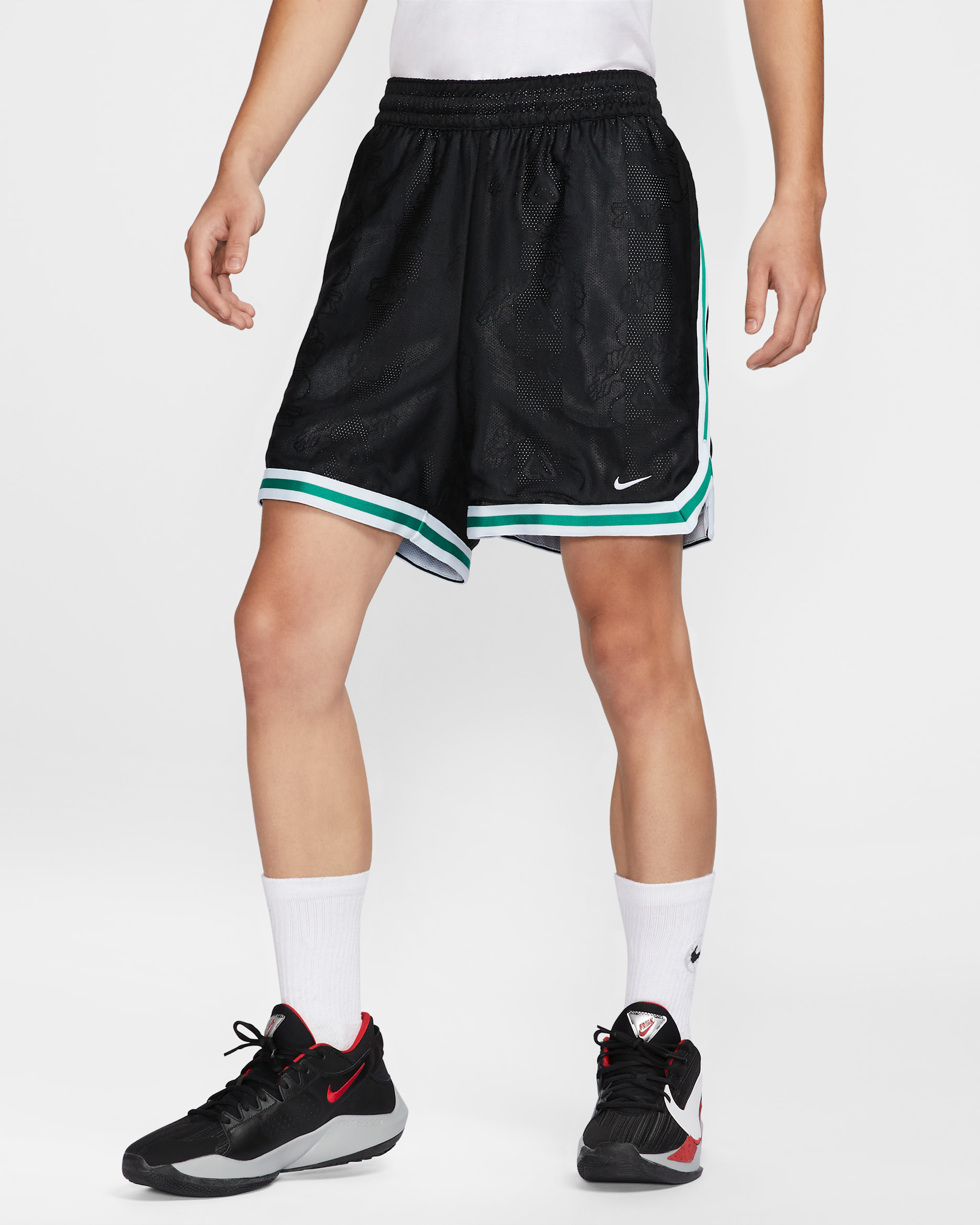 Giannis Men's 15cm (approx.) Dri-FIT DNA Basketball Shorts - Black/Blue Tint/White