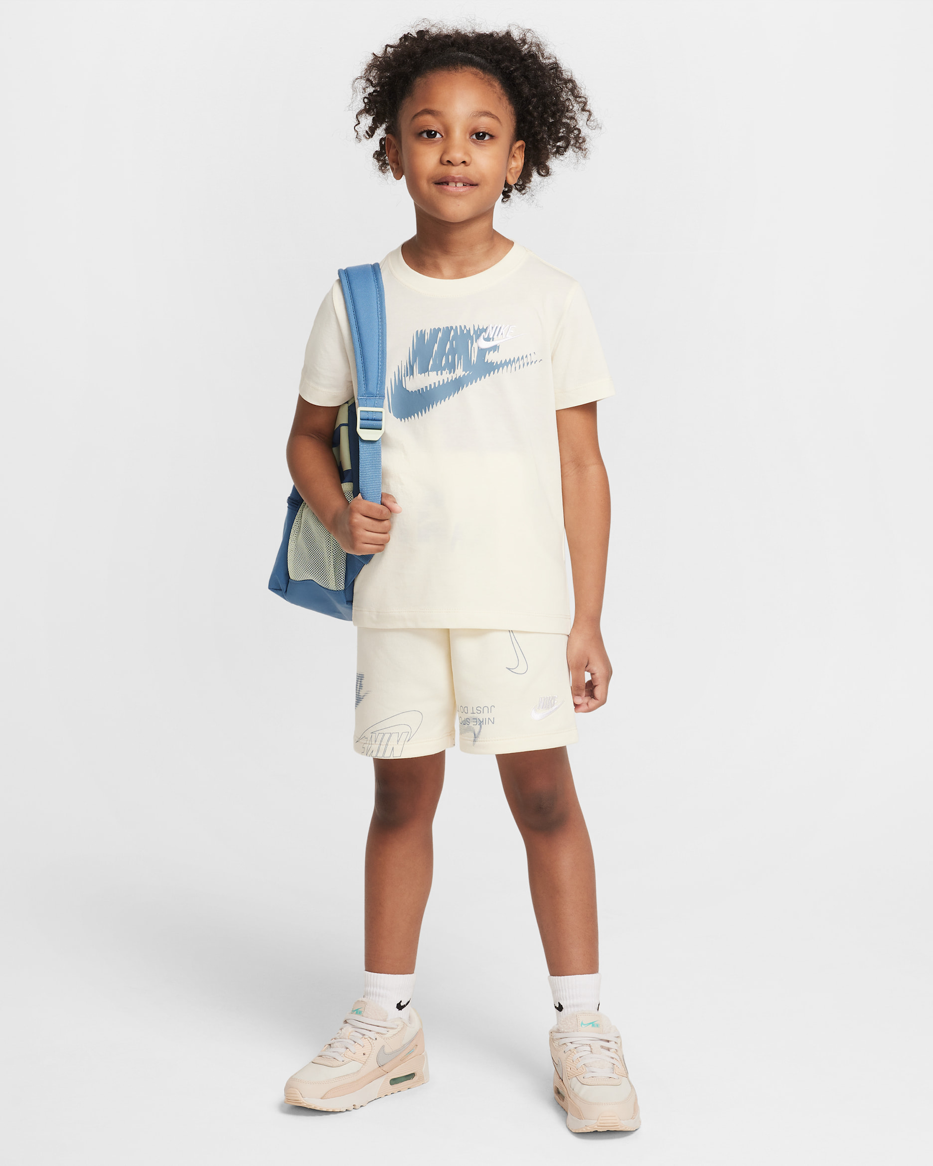 Nike Little Kids' Energy 2-Piece Shorts Set - Coconut Milk