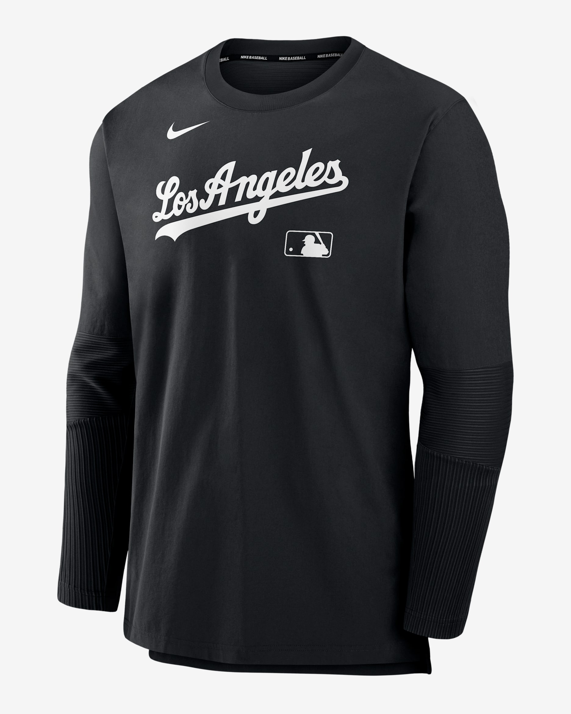 Los Angeles Dodgers Authentic Collection Player Men's Nike Dri-FIT MLB Pullover Sweatshirt - Black
