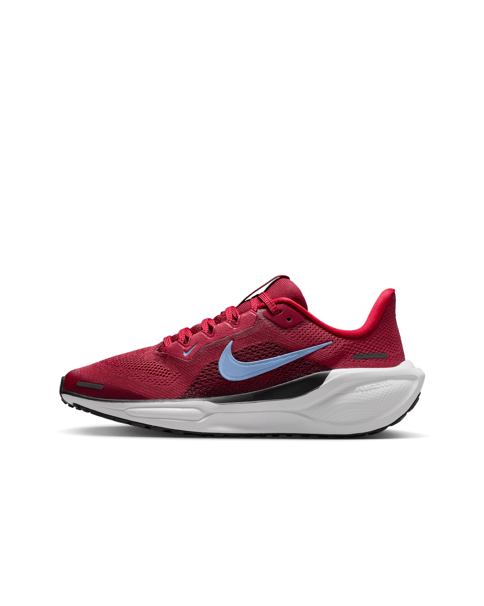 Nike Pegasus 41 Older Kids' Road Running Shoes - Team Red/Gym Red/Black/Aluminium