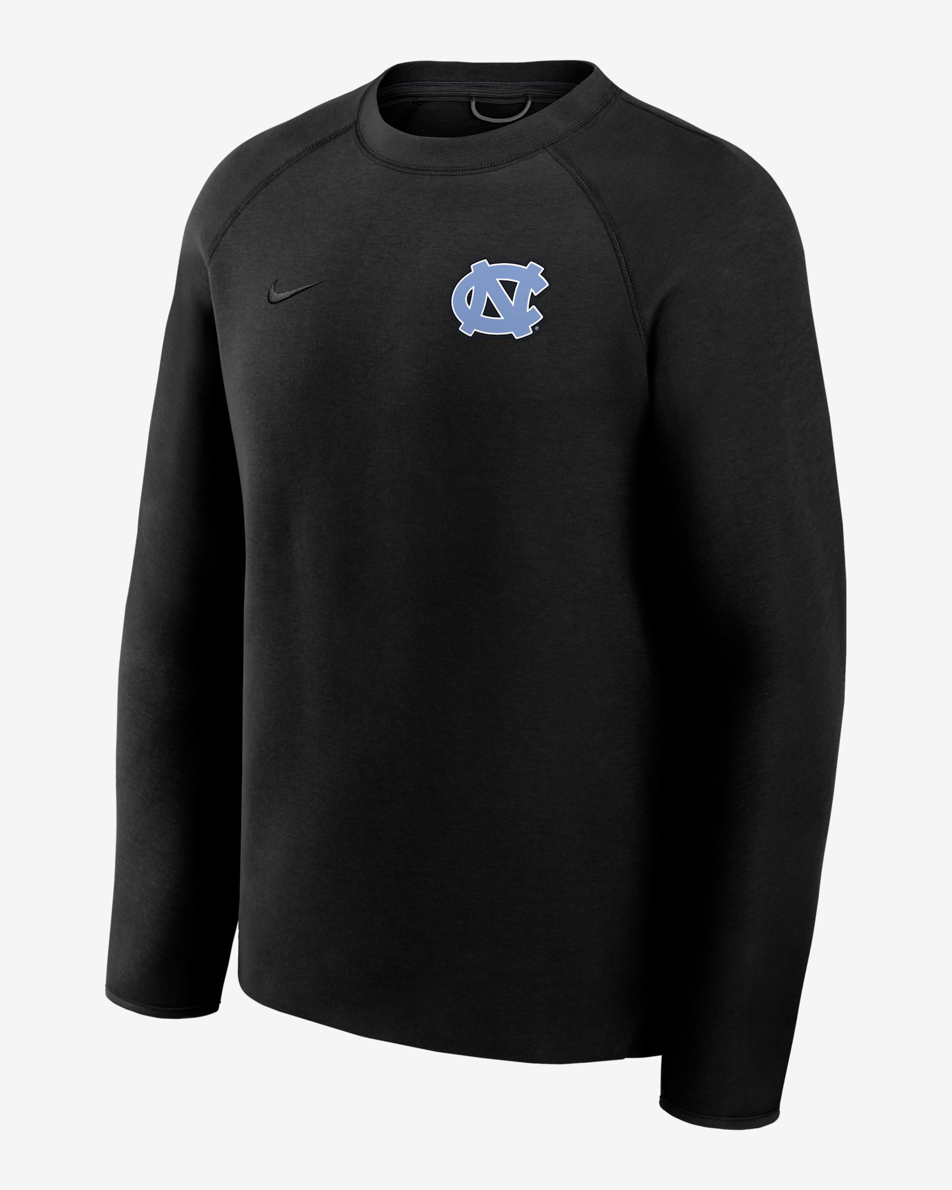 North Carolina Tech Fleece Men's Jordan Brand College Pullover Crew - Black