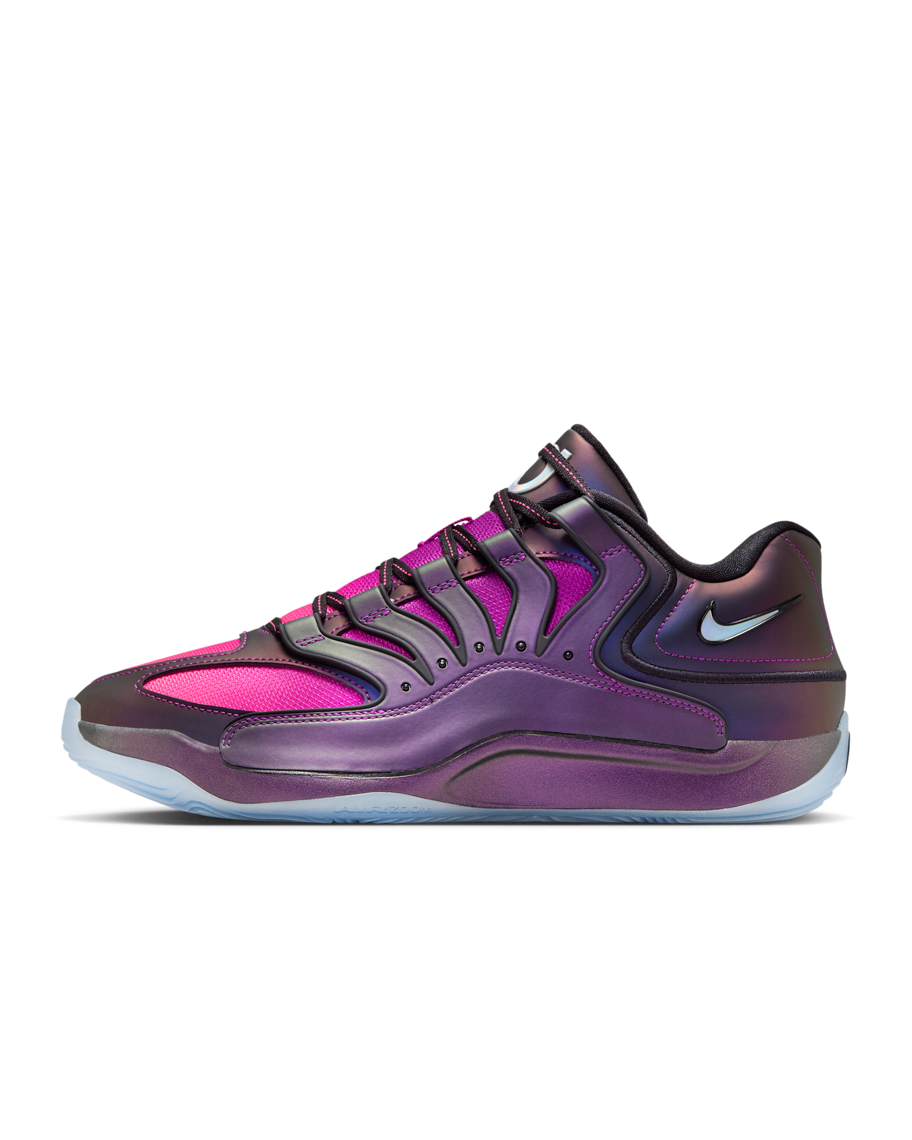 KD18 "Unfinished" Basketballschuhe - Vivid Purple/Schwarz/Hyper Pink