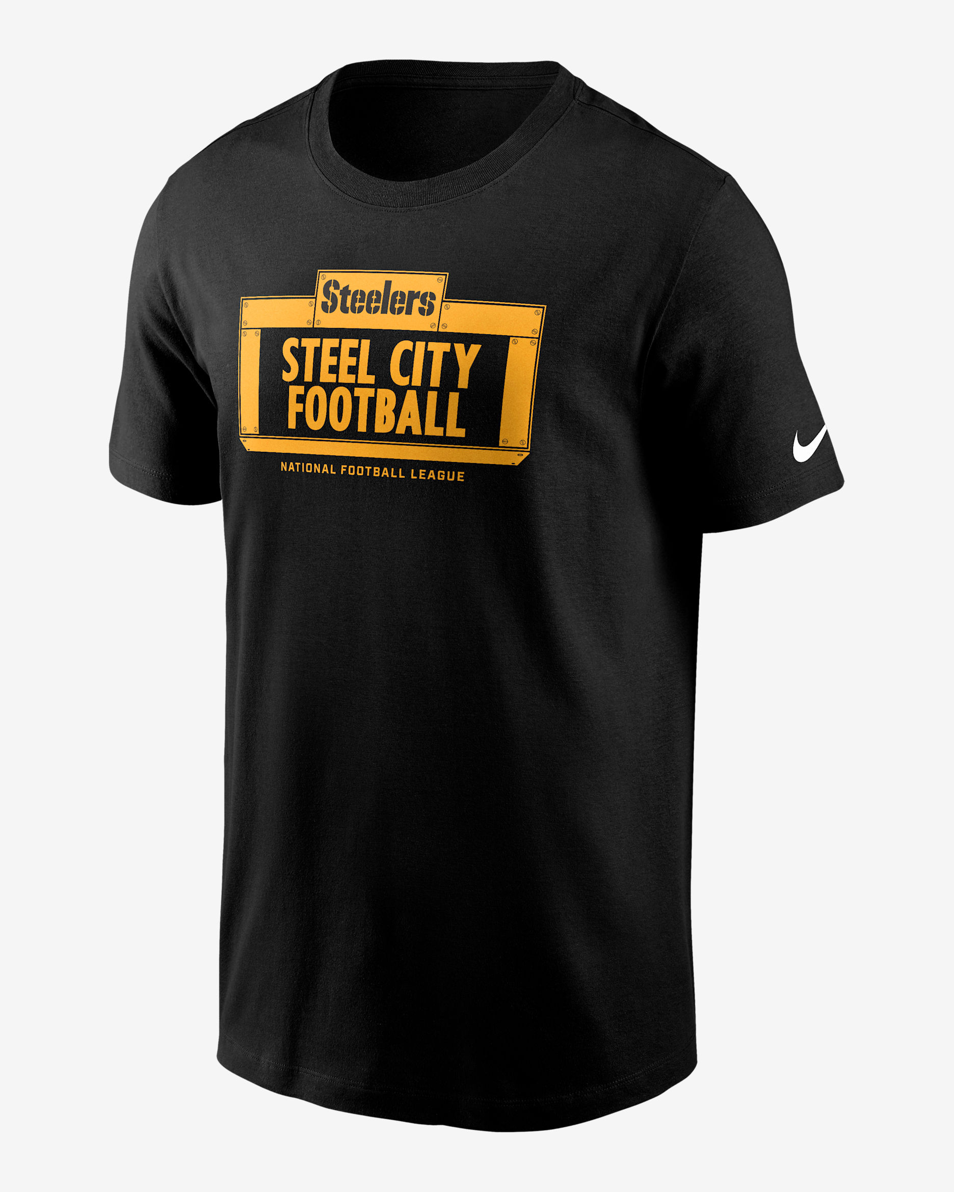 Pittsburgh Steelers Local Essential Men's Nike NFL T-Shirt - Black