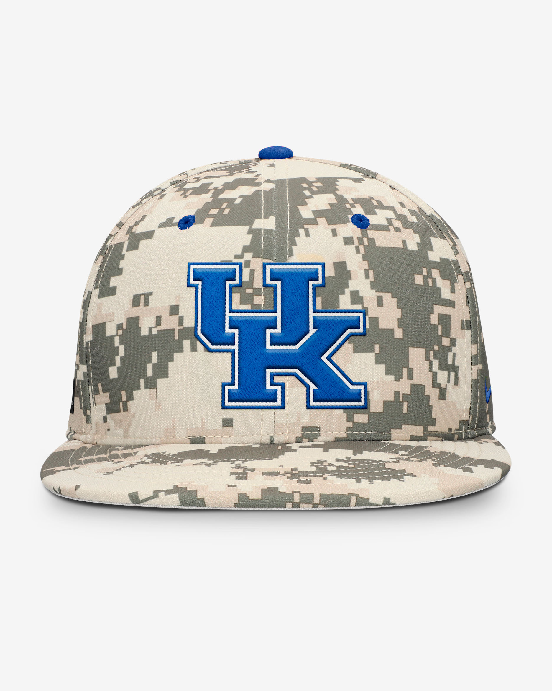 Kentucky Wildcats Dugout True Men’s Nike Dri-FIT College Fitted Hat - Camo Green