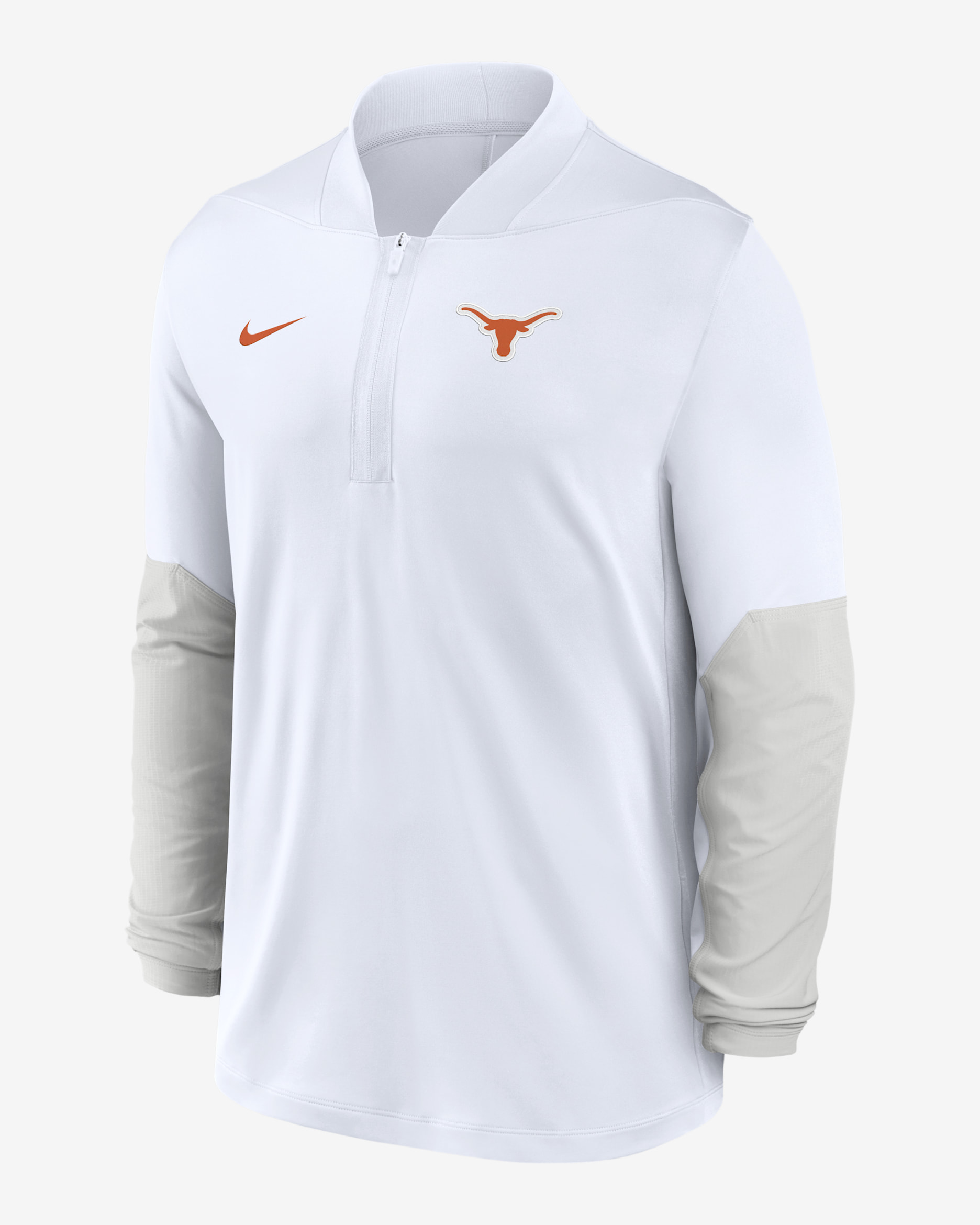 Texas Men's Nike Dri-FIT College 1/2-Zip Top - White