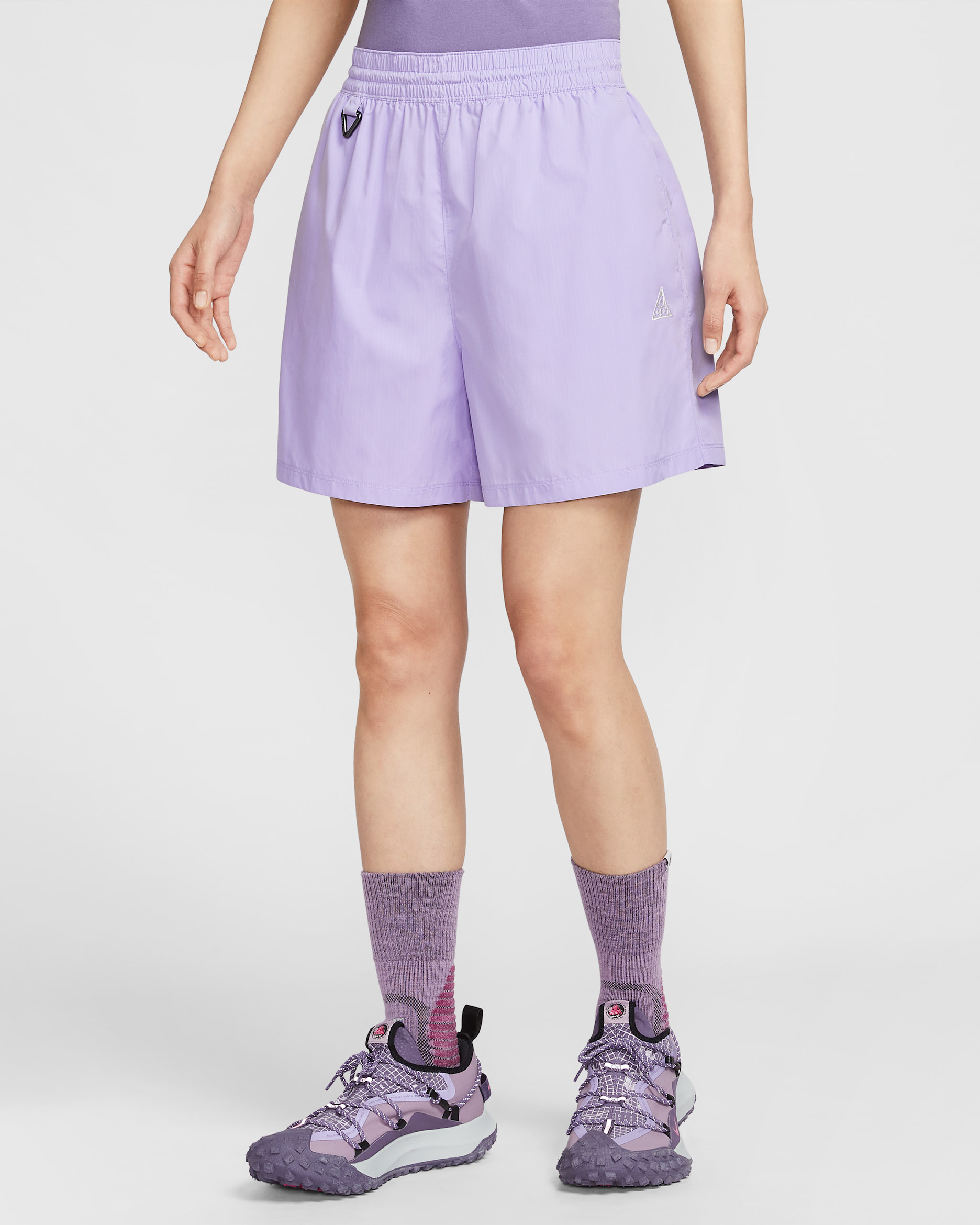 나이키 ACG 여성 리펠 미드라이즈 립스탑 쇼츠 - 하이드레인저스/썬더 블루/서밋 화이트