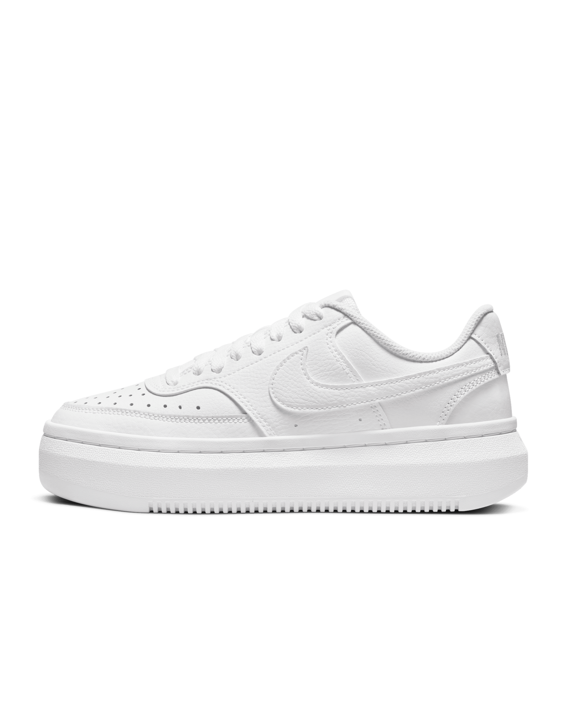 Sko Nike Court Vision Alta för kvinnor - Vit/Vit/Vit