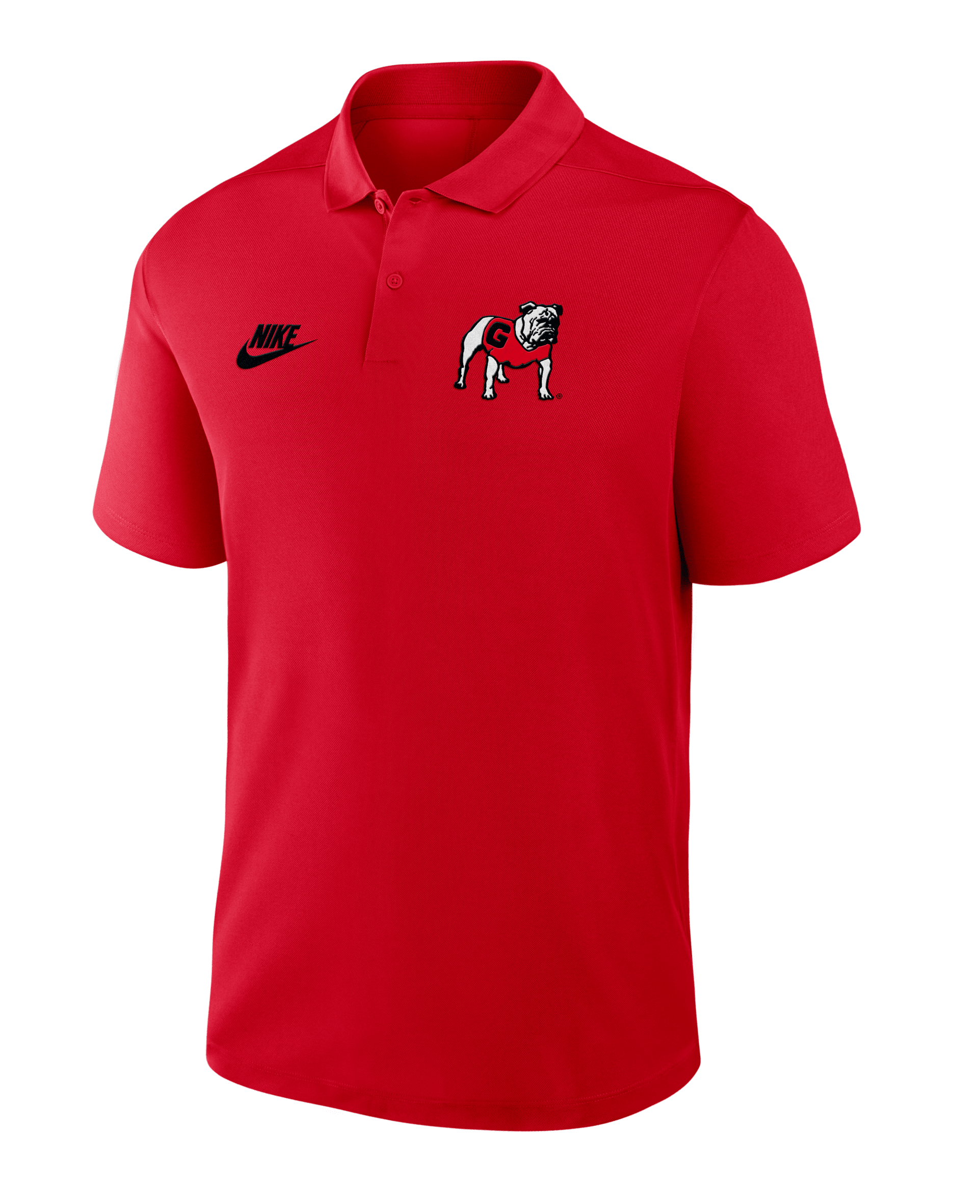 Georgia Primetime Victory Legacy Vault Logo Men's Nike Dri-FIT College Polo - University Red