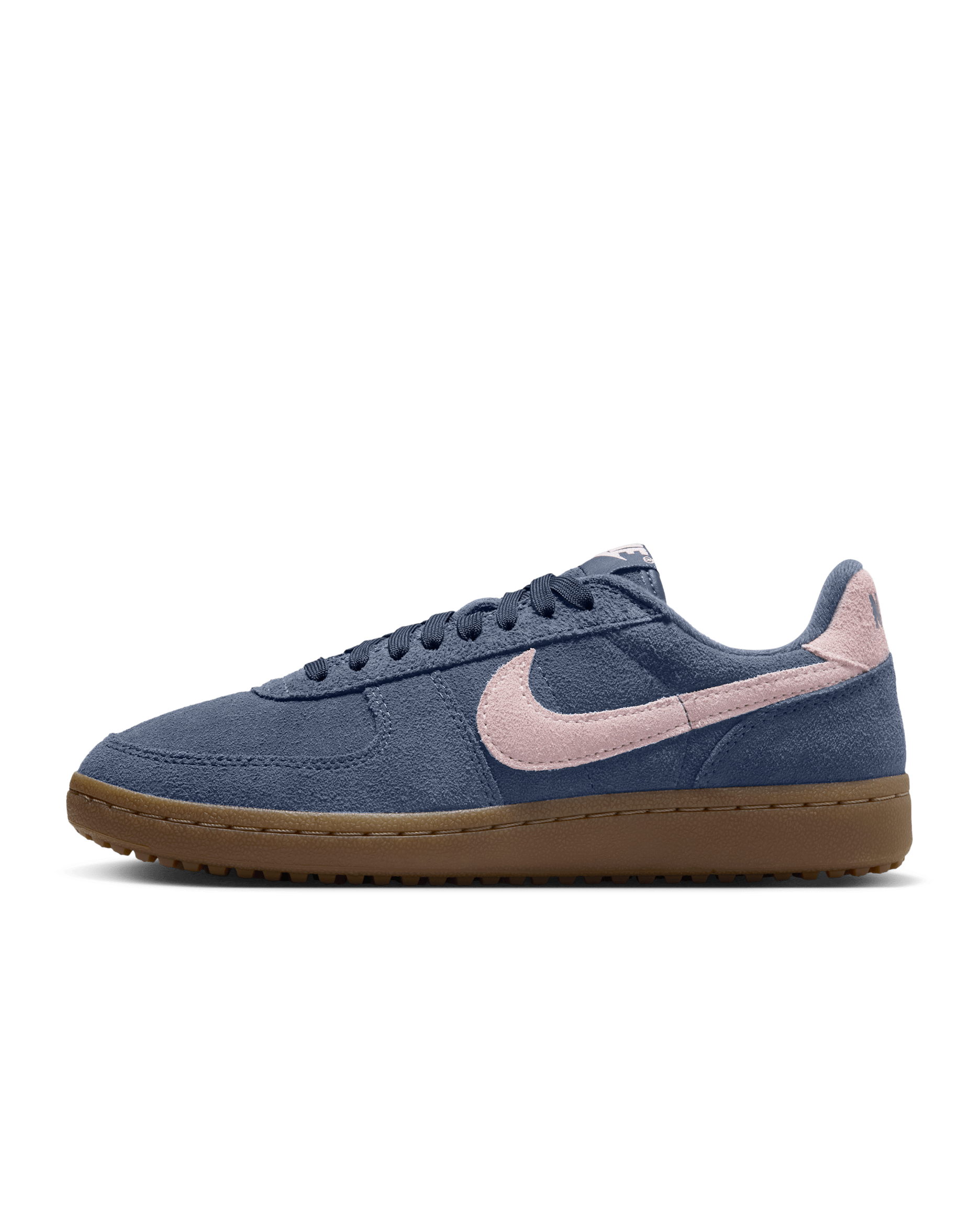 Nike Field General Suede Women's Shoes - Thunder Blue/Gum Dark Brown/Pink Foam