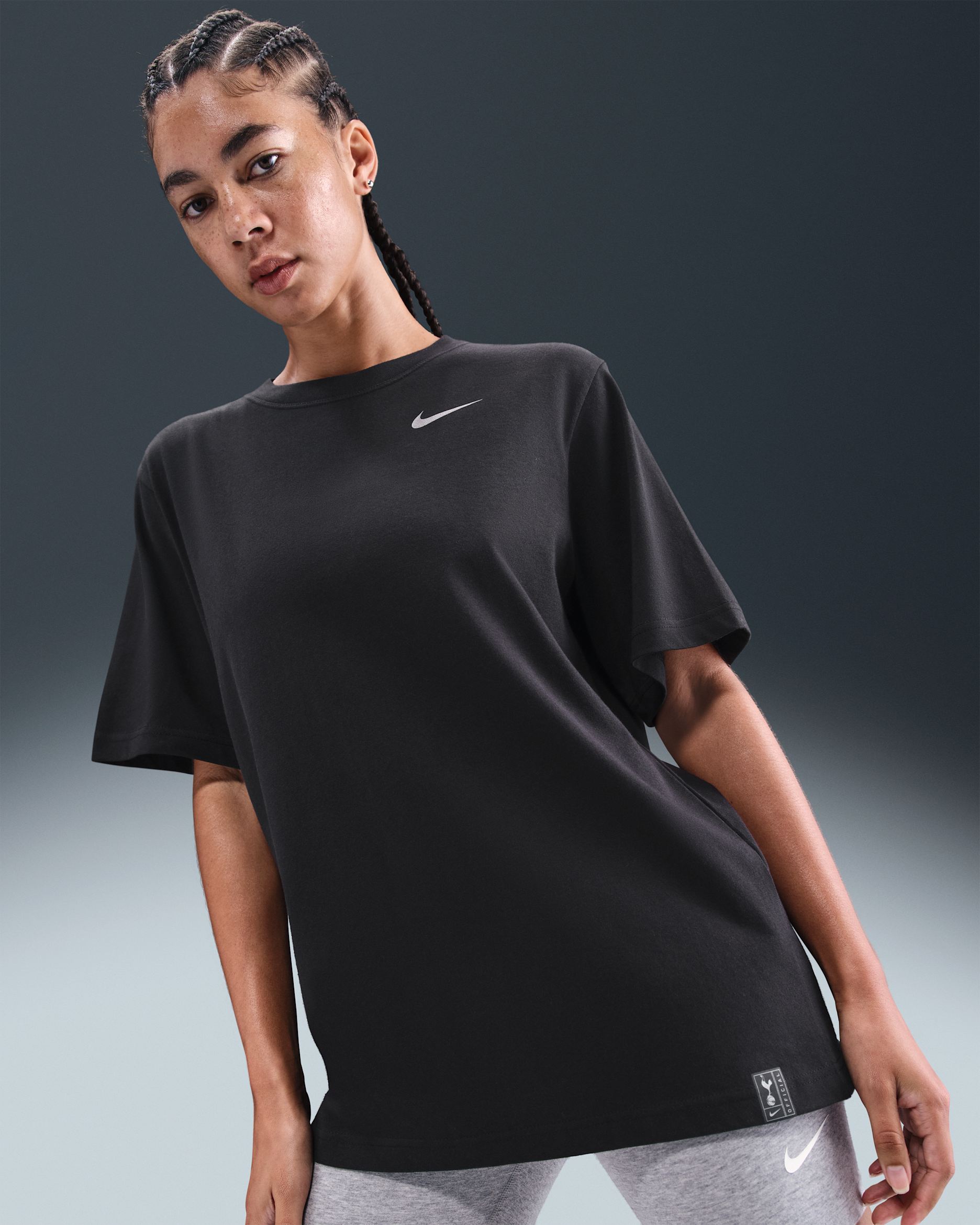 Tottenham Hotspur Women's Nike Football T-Shirt - Black