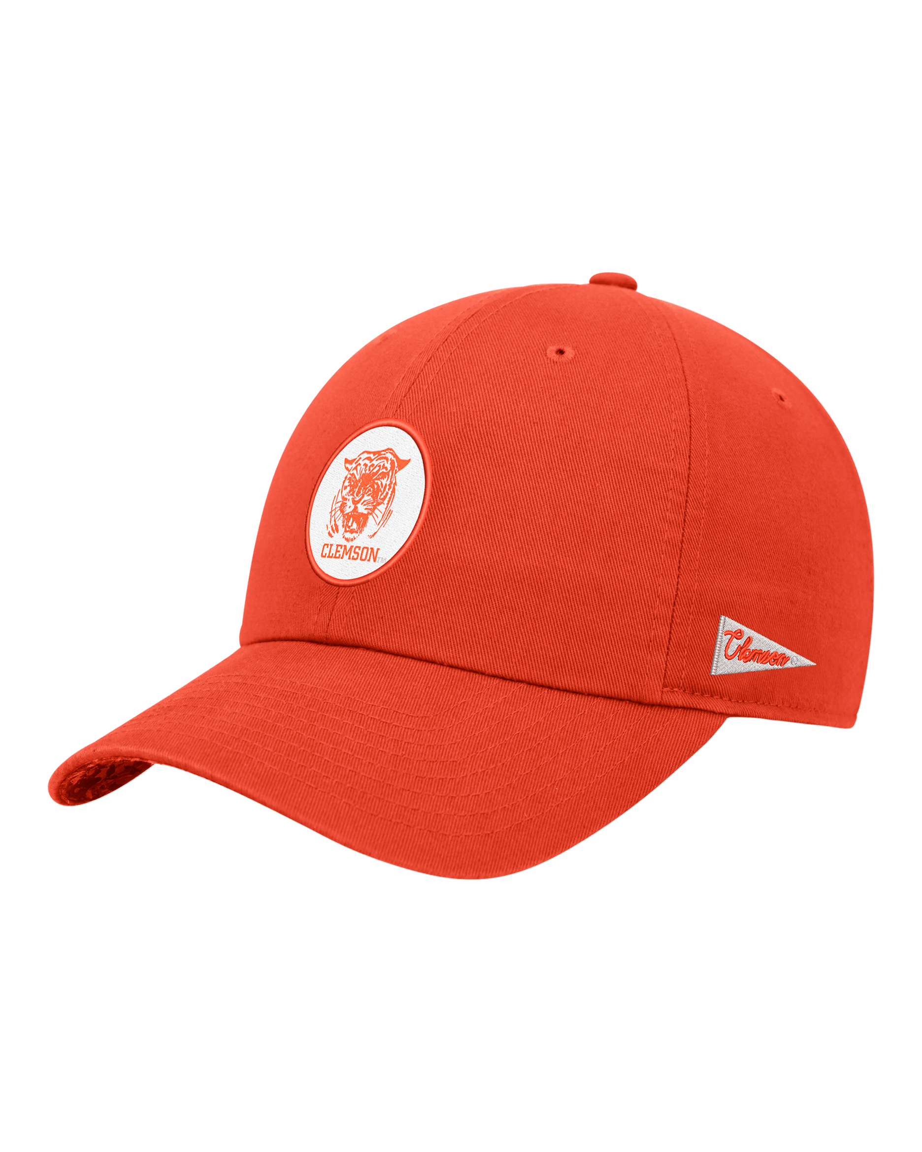 Clemson Logo Nike College Adjustable Cap - Team Orange