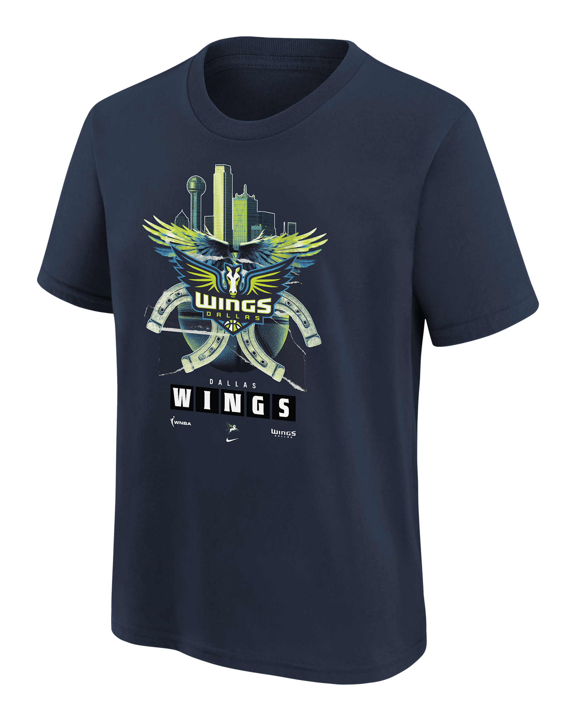 Dallas Wings Big Kids' Nike WNBA T-Shirt - College Navy