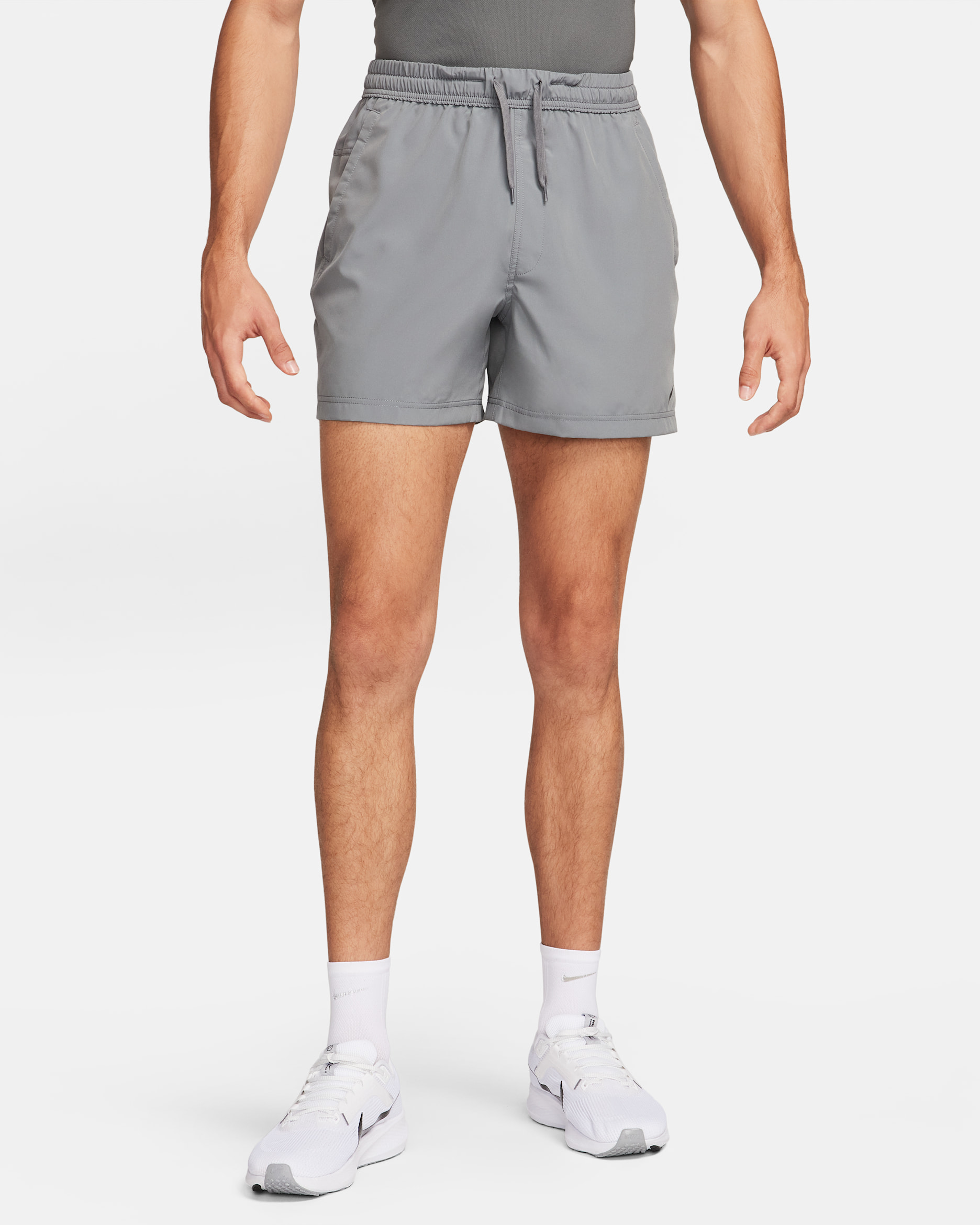 Nike Form Men's Dri-FIT 5" Unlined Versatile Shorts - Smoke Grey/Black