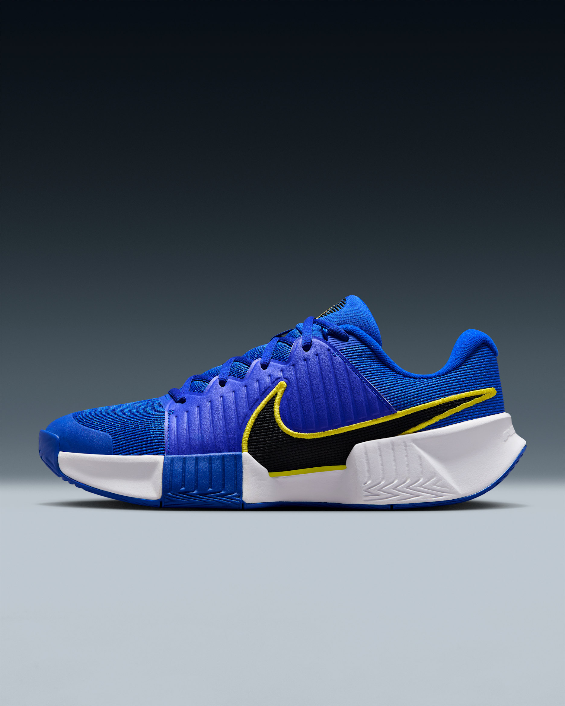 Nike GP Challenge Pro Men's Hard Court Tennis Shoes - Racer Blue/White/Lightning/Black