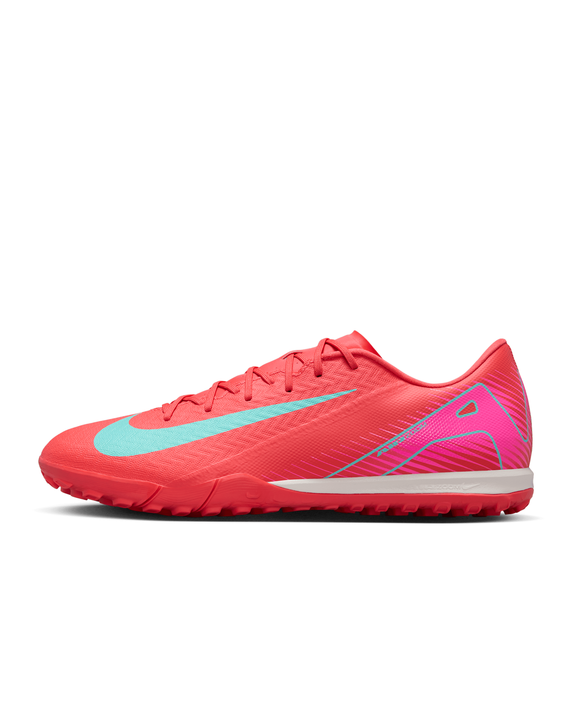 Nike Mercurial Vapor 16 Academy Turf Low-Top Football Shoes - Ember Glow/Aurora Green