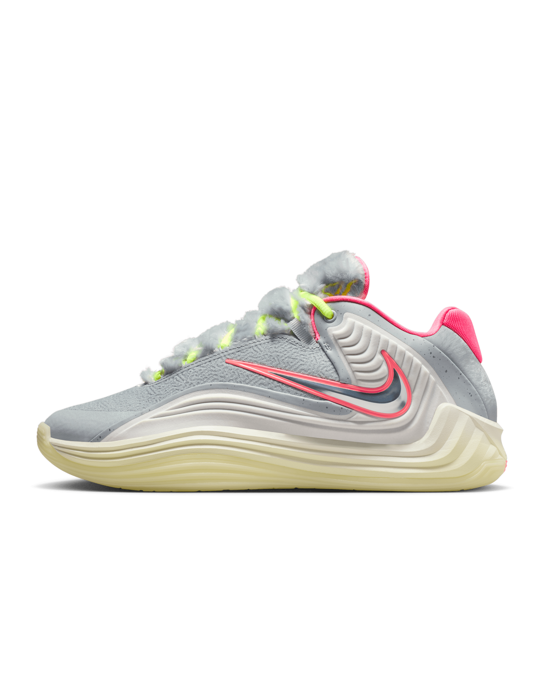Giannis Freak 7 "Shapeshift" EP Basketball Shoes - Wolf Grey/Smoke Grey/Digital Pink/Metallic Silver