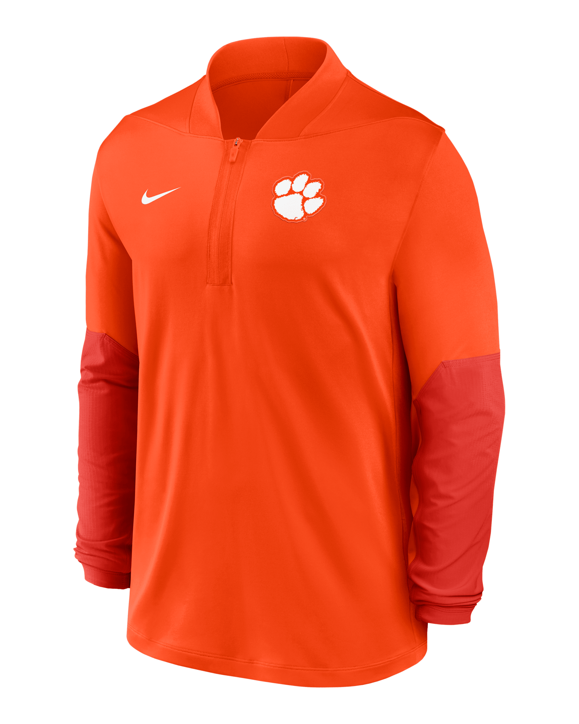 Clemson Men's Nike Dri-FIT College 1/2-Zip Top - Orange