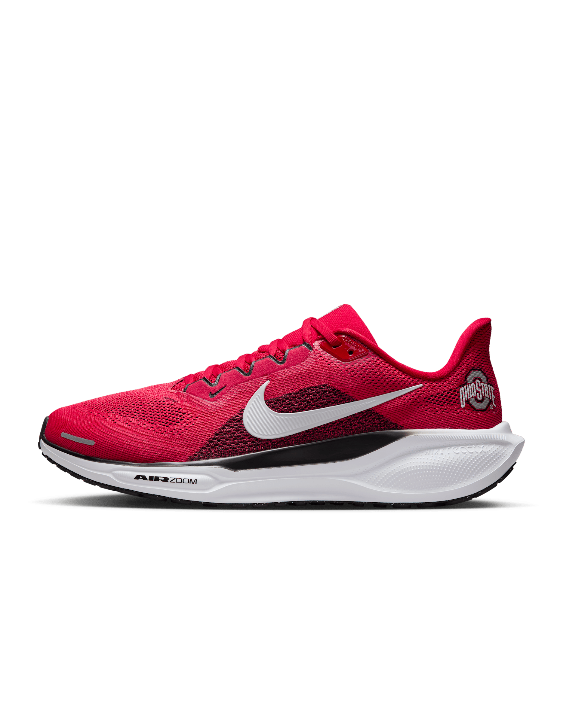 Ohio State Pegasus 41 Men's Nike College Road Running Shoes - University Red/Black/White